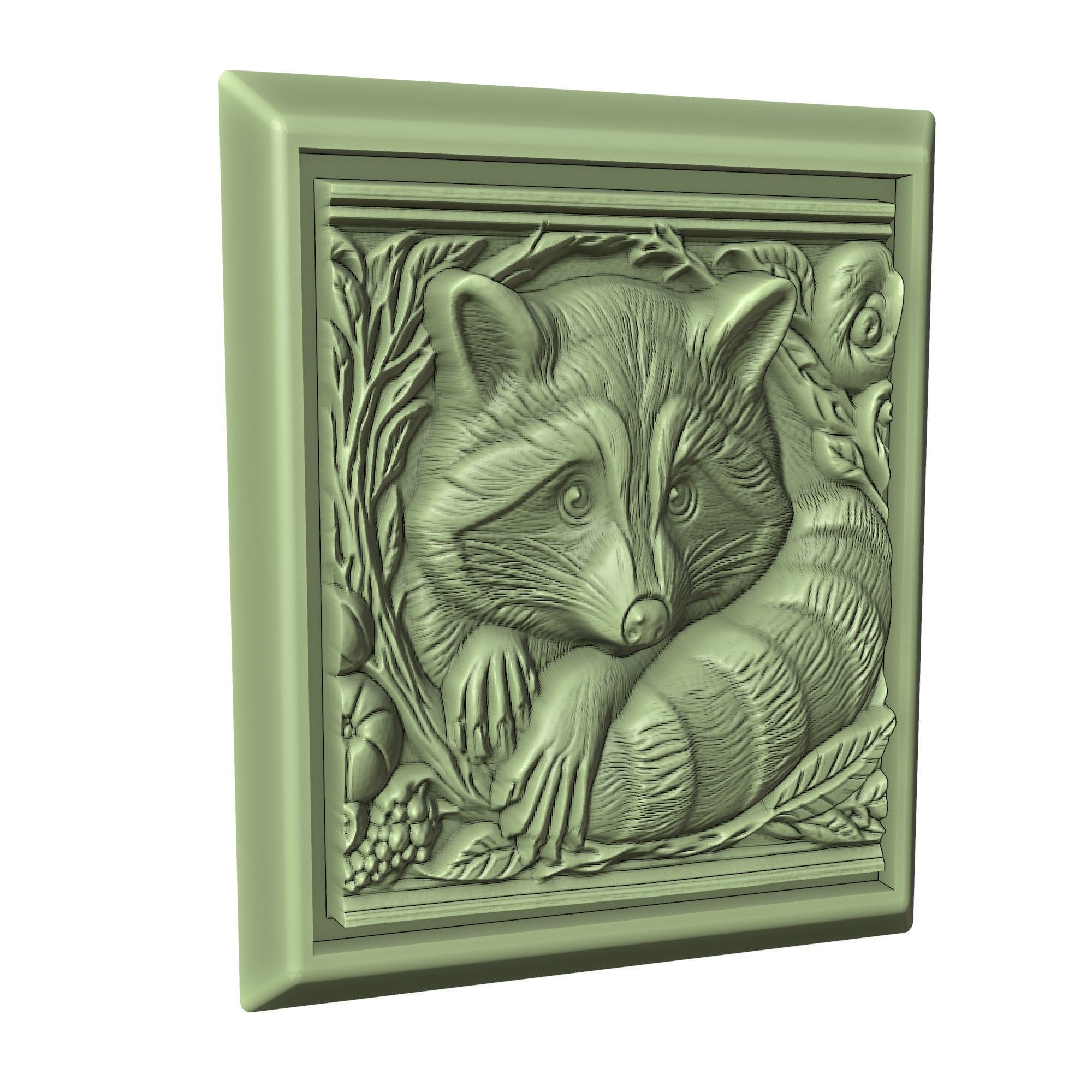 Raccoon Animal 3D print model_3