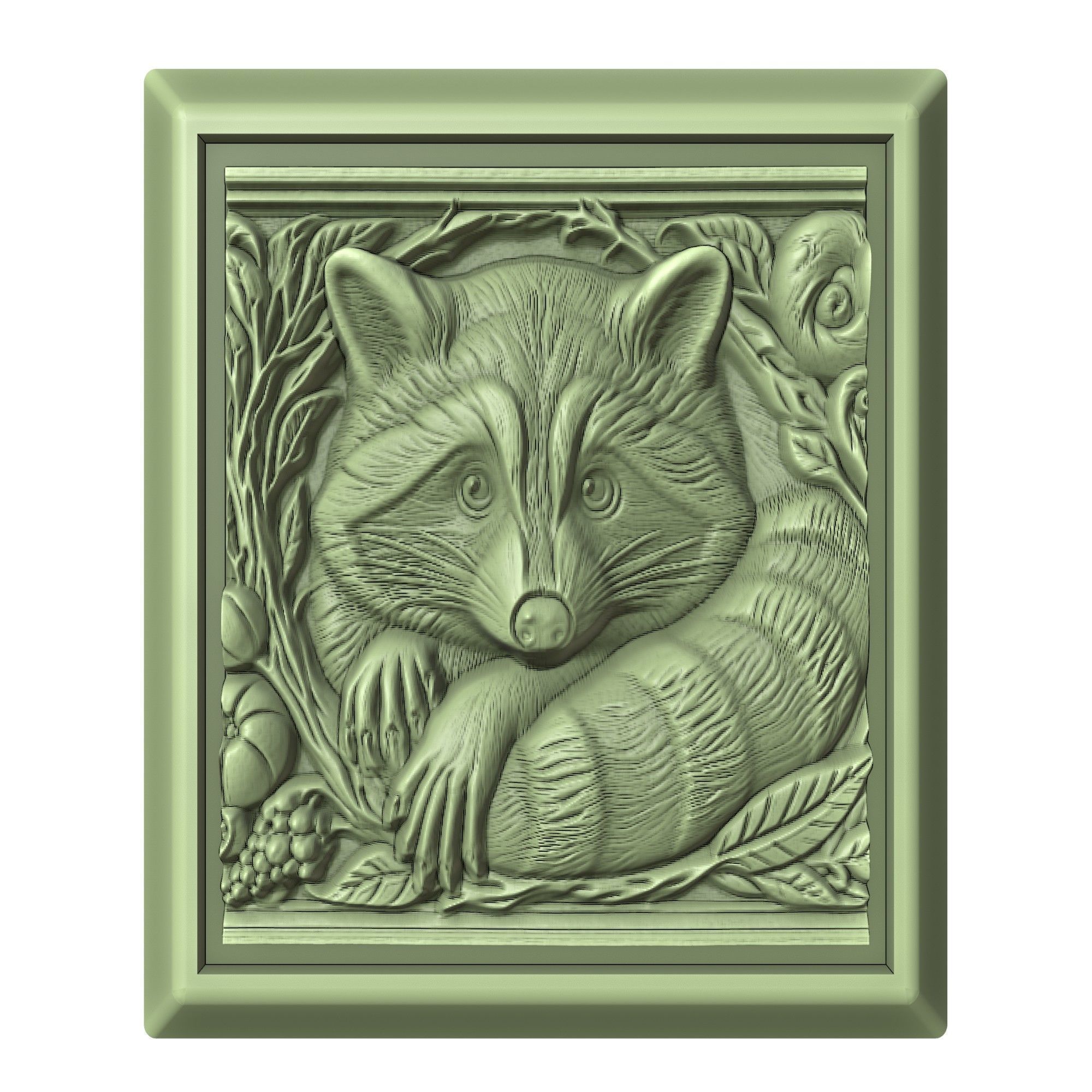 Raccoon Animal 3D print model_2