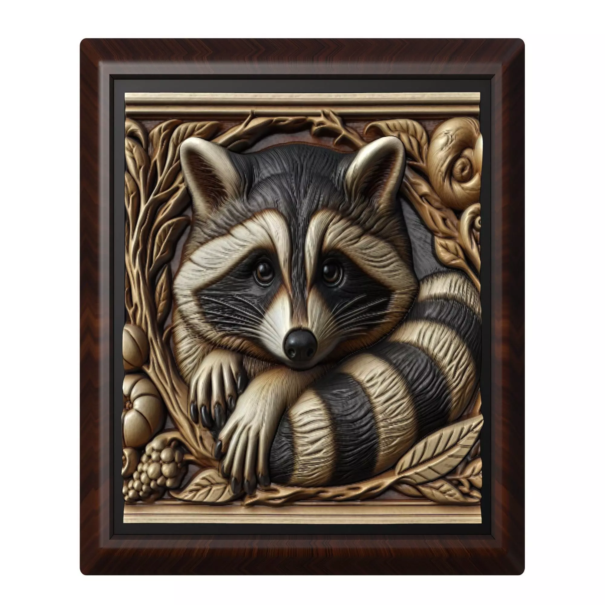 Raccoon Animal 3D print model_0