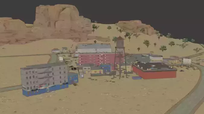 Miramar Pecado pubg 3D model