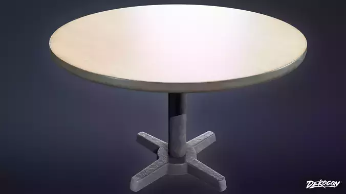 MOTEL - Table 01 - LOW POLY AND NANITE