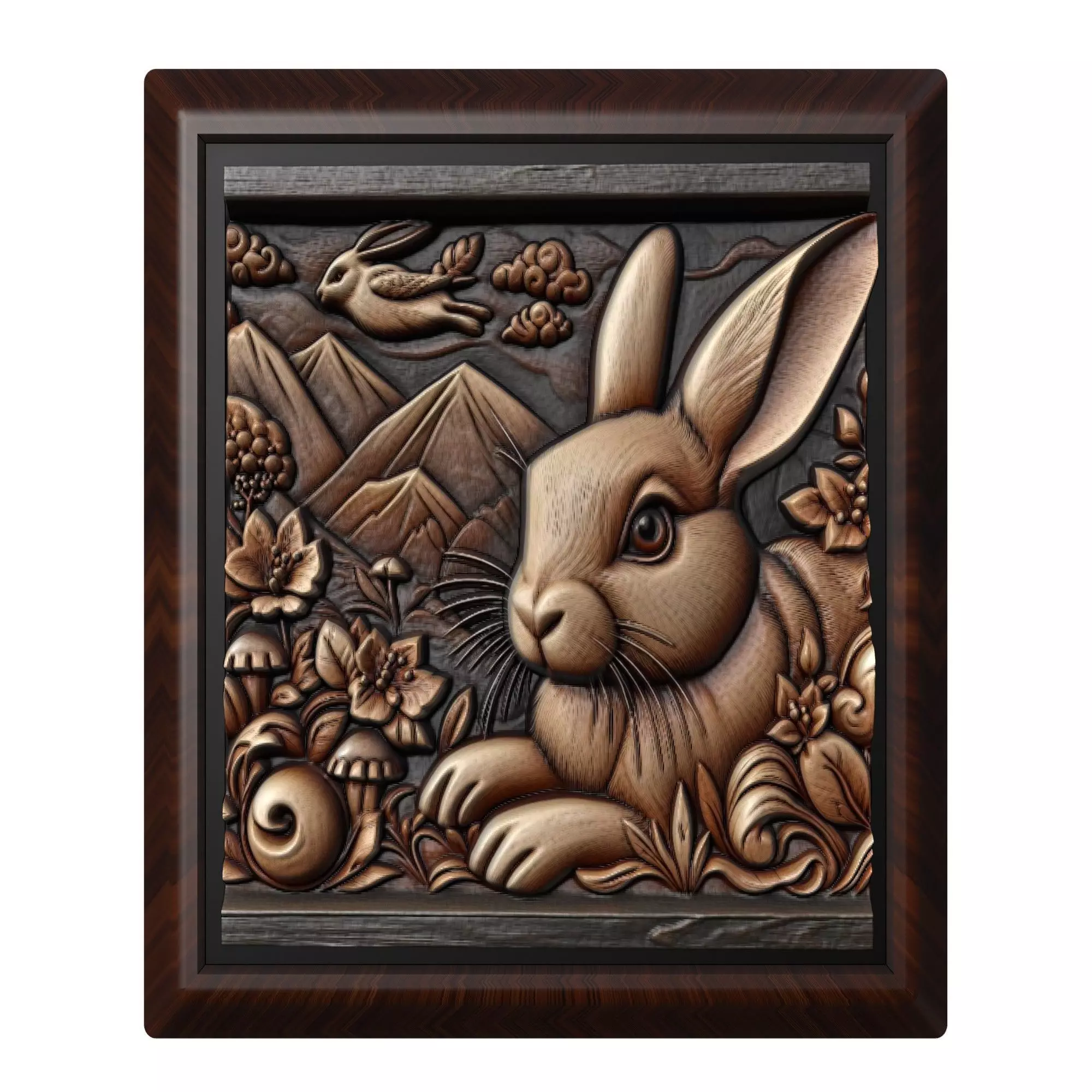 Rabbit Animal 3D print model_0