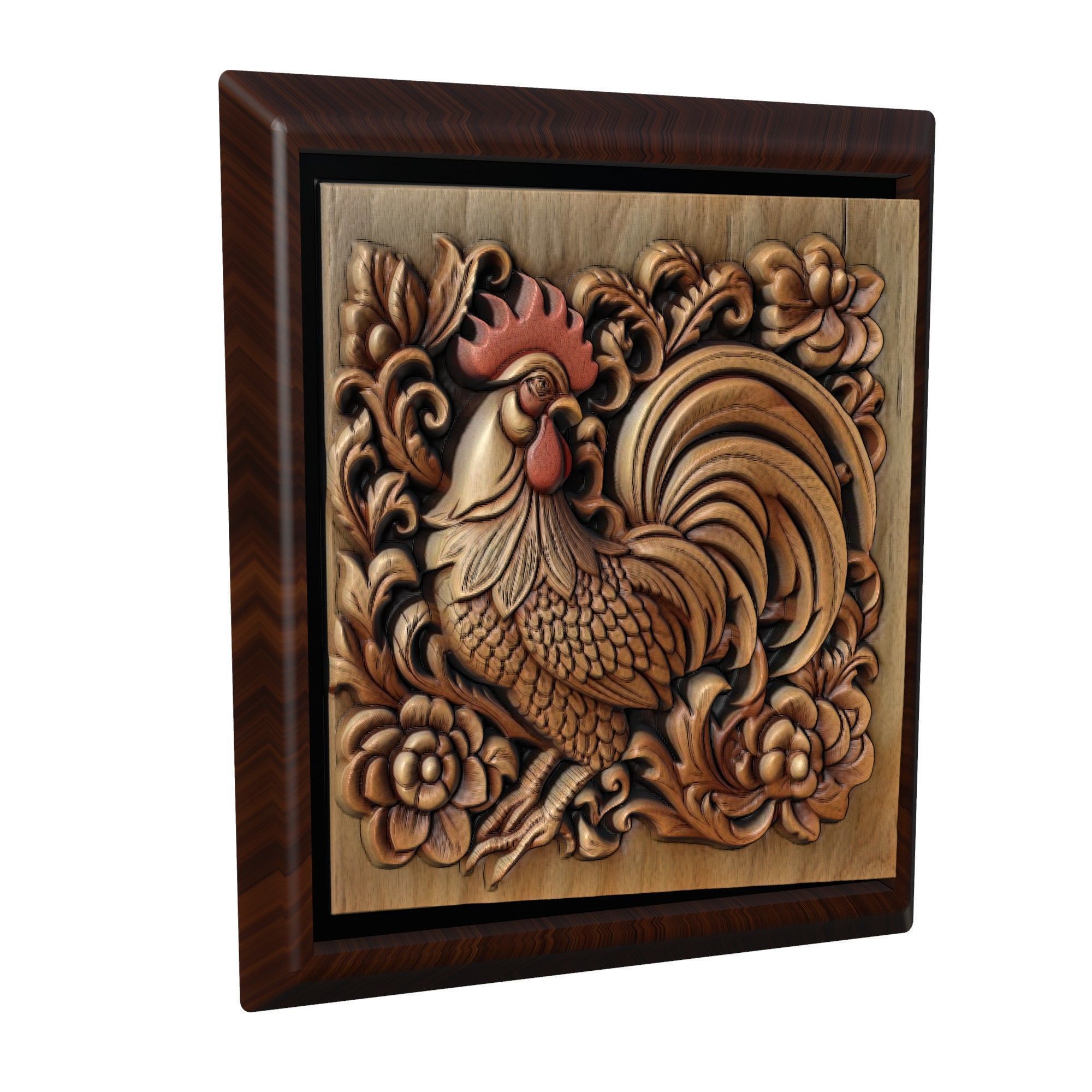 Chicken Animal 3D print model_1