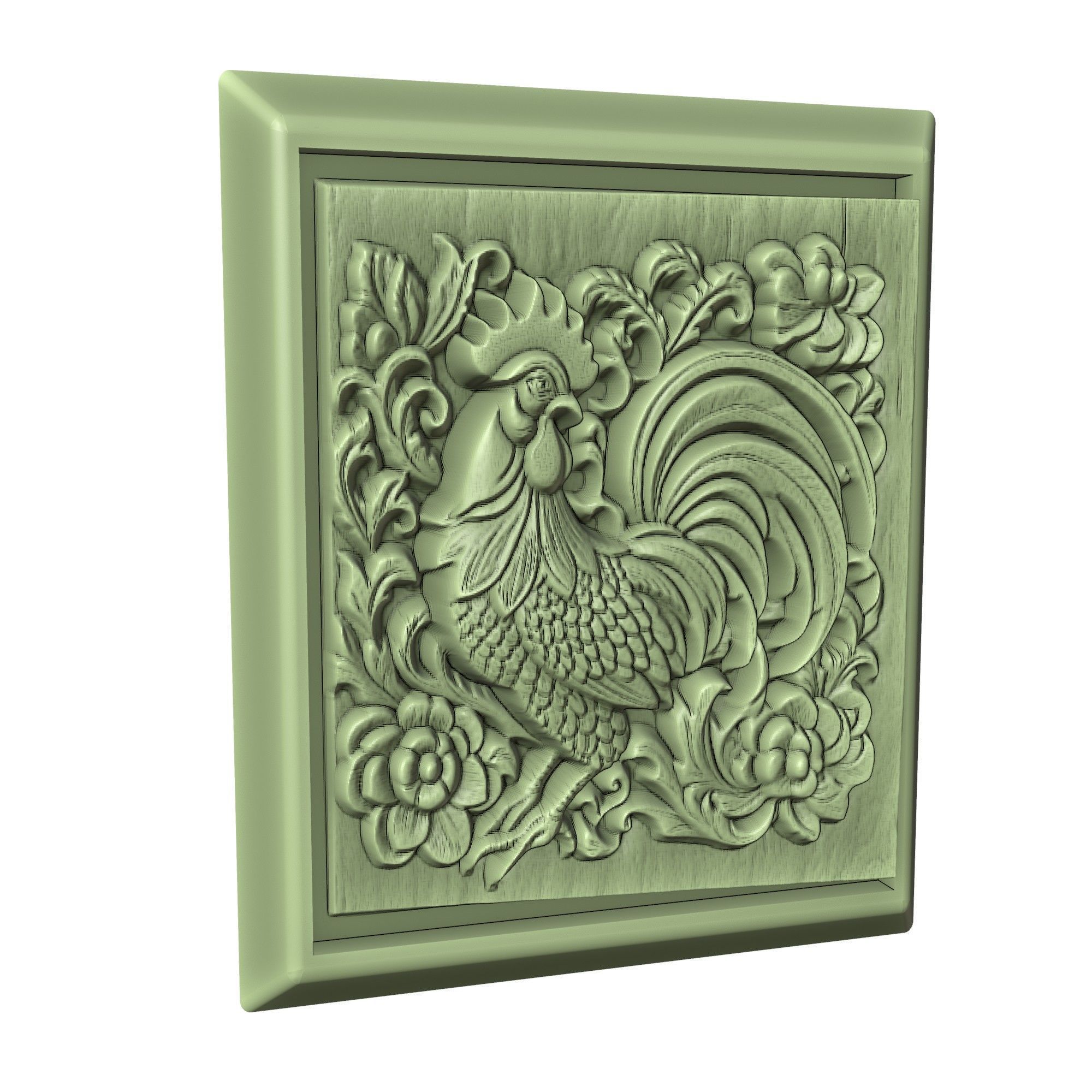 Chicken Animal 3D print model_3