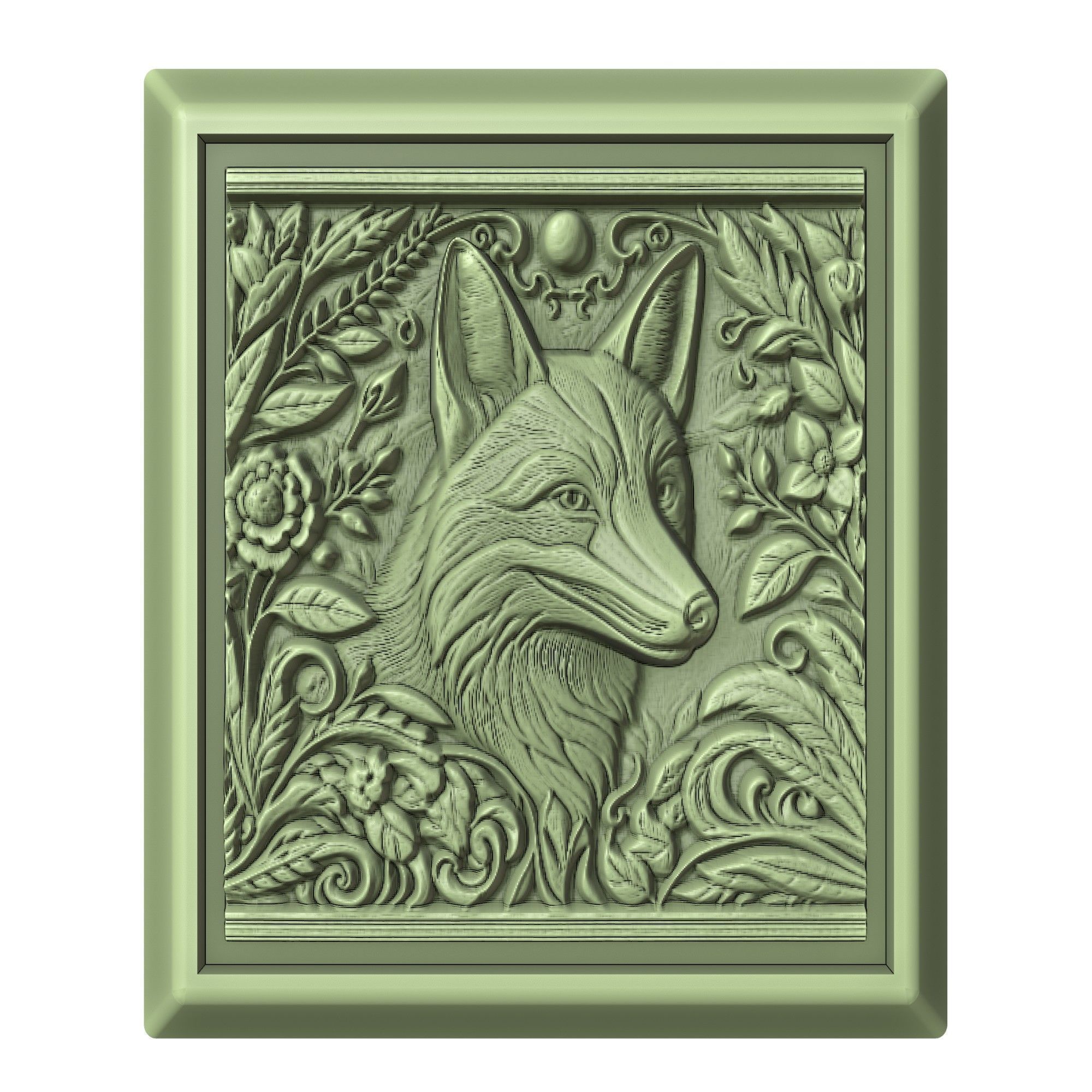 Fox Animal 3D print model_2
