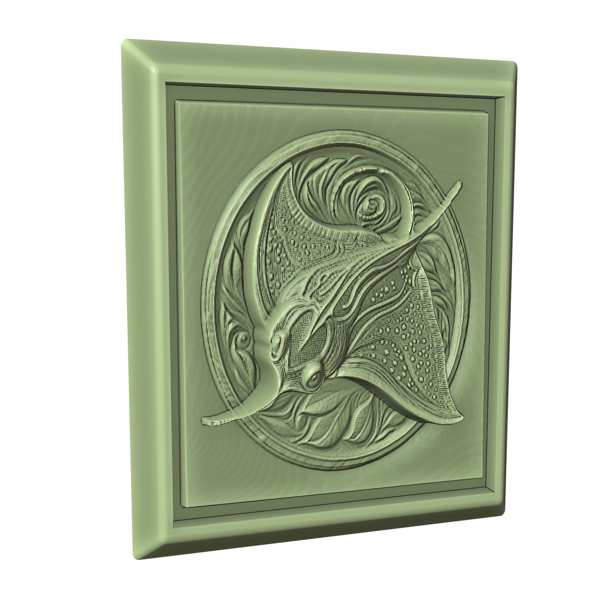 Stingray Animal 3D print model_3