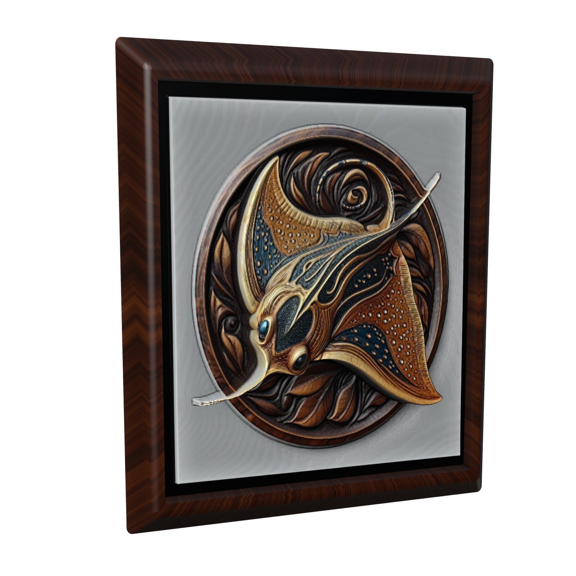 Stingray Animal 3D print model_1