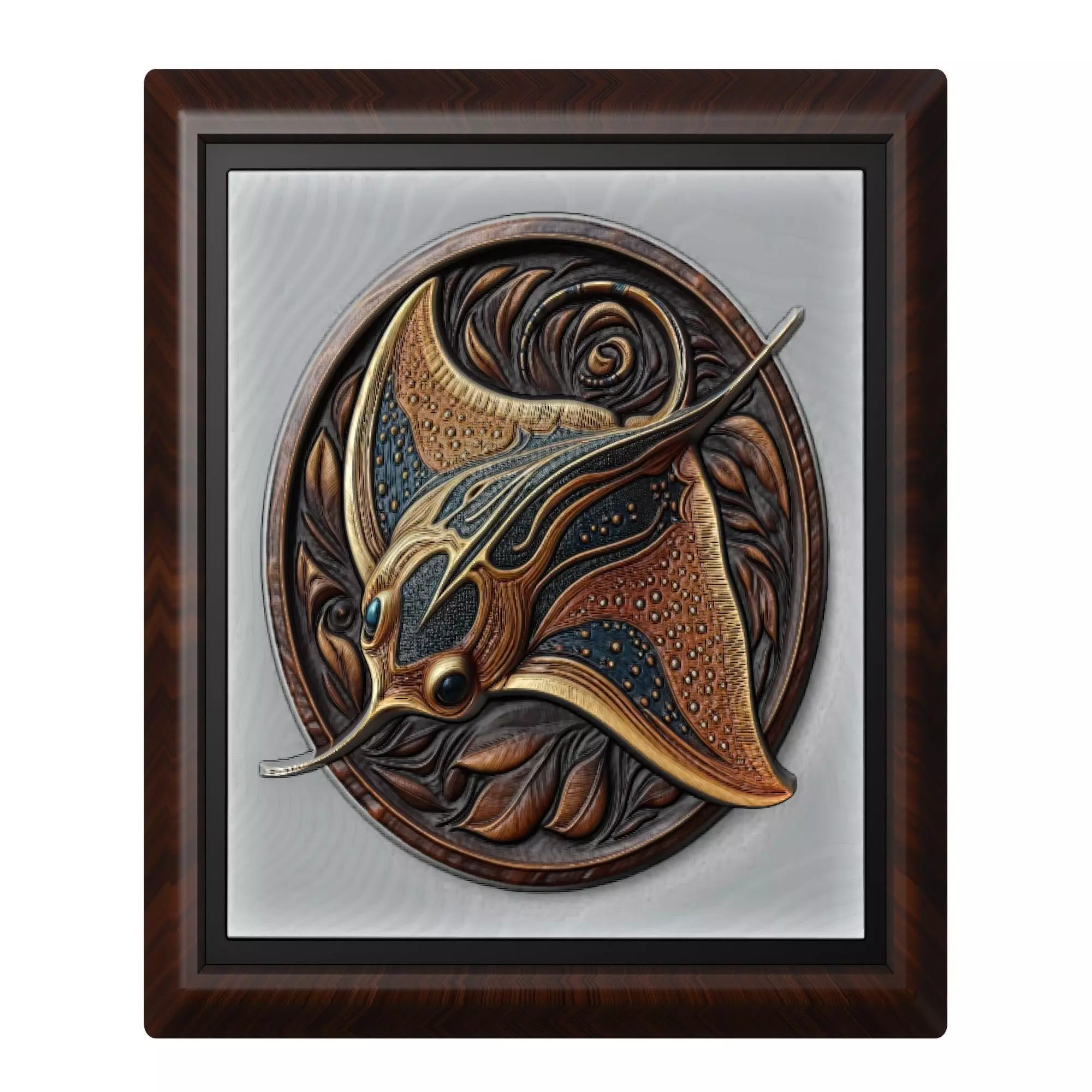 Stingray Animal 3D print model_0