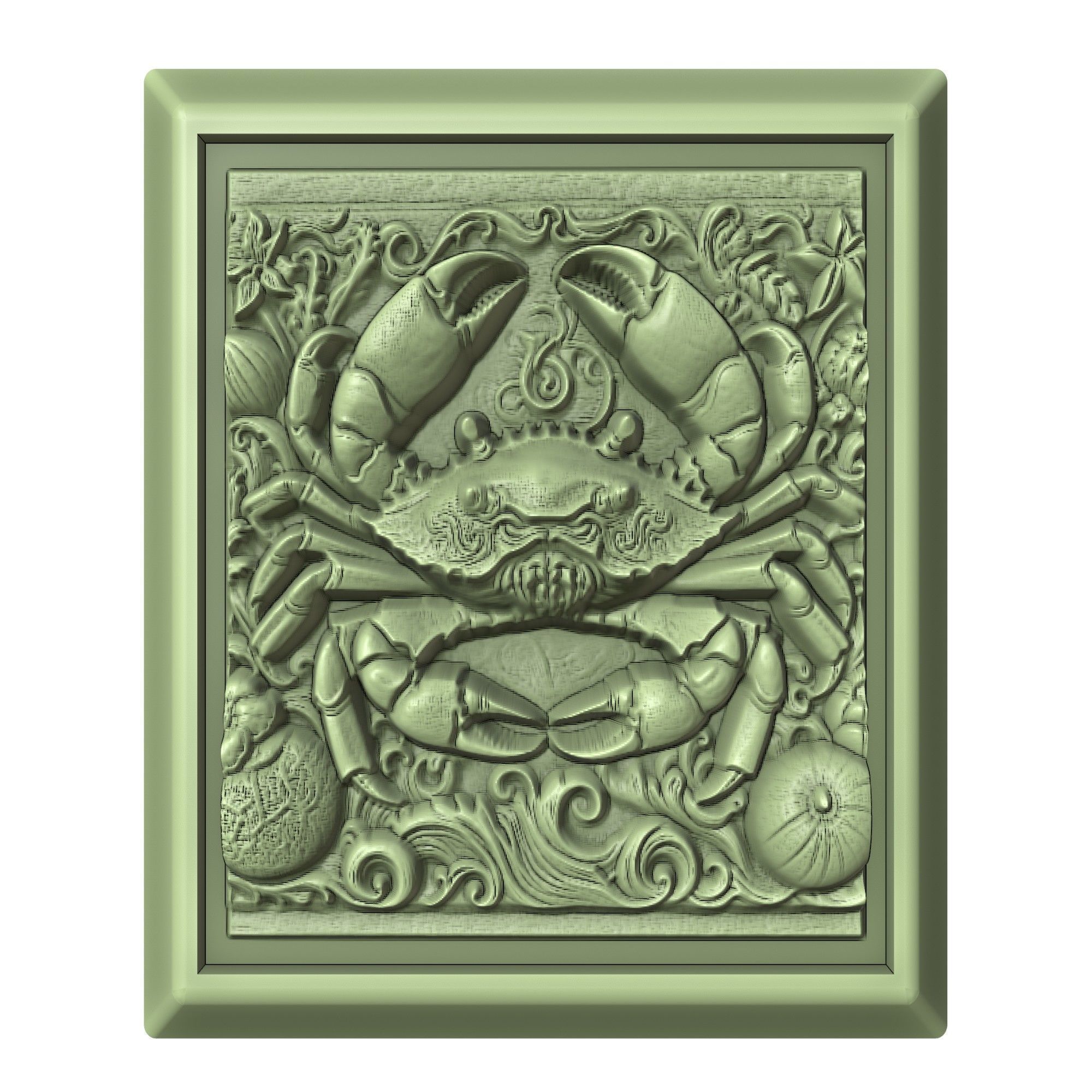 Crab Animal 3D print model_2