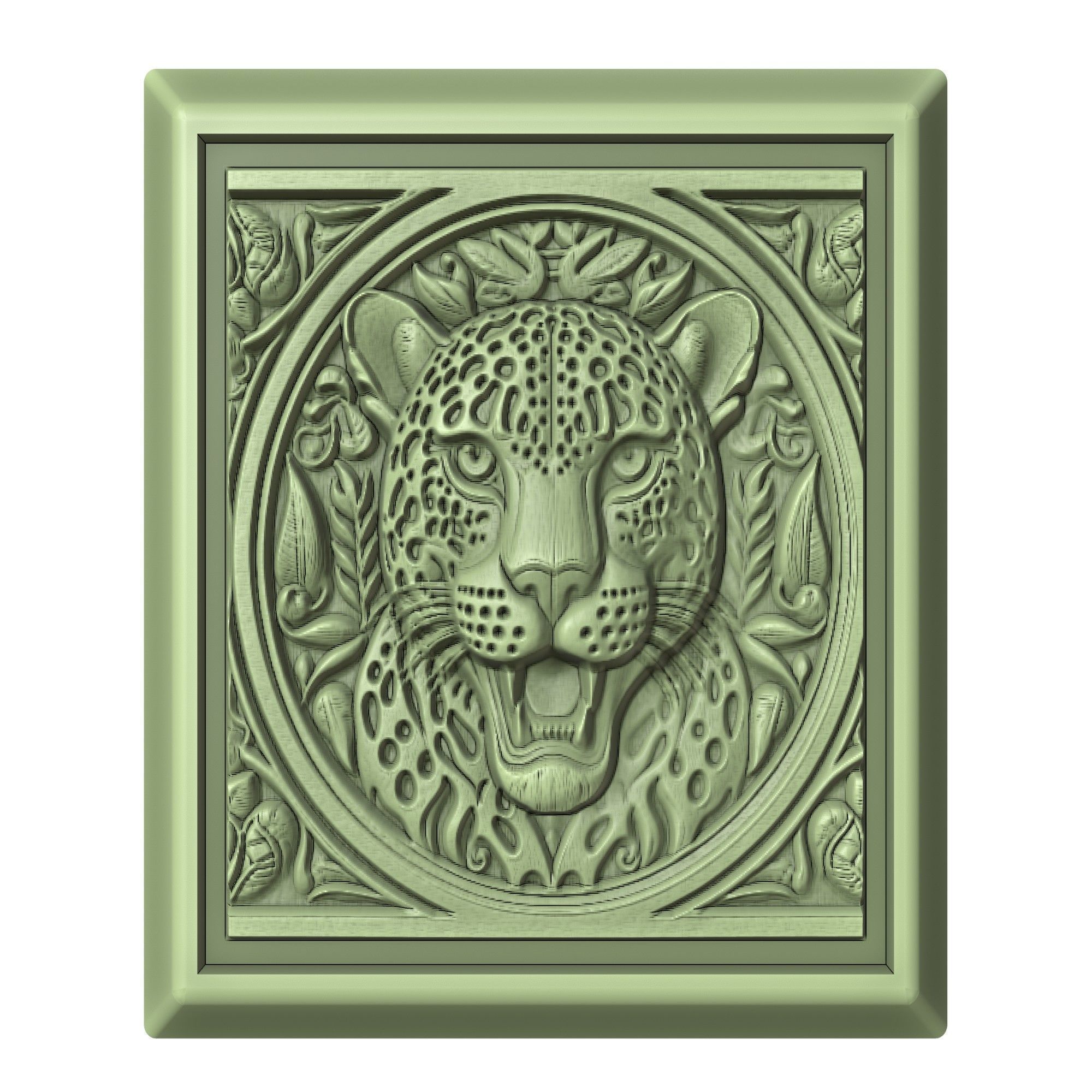 Jaguar Animal 3D print model_2