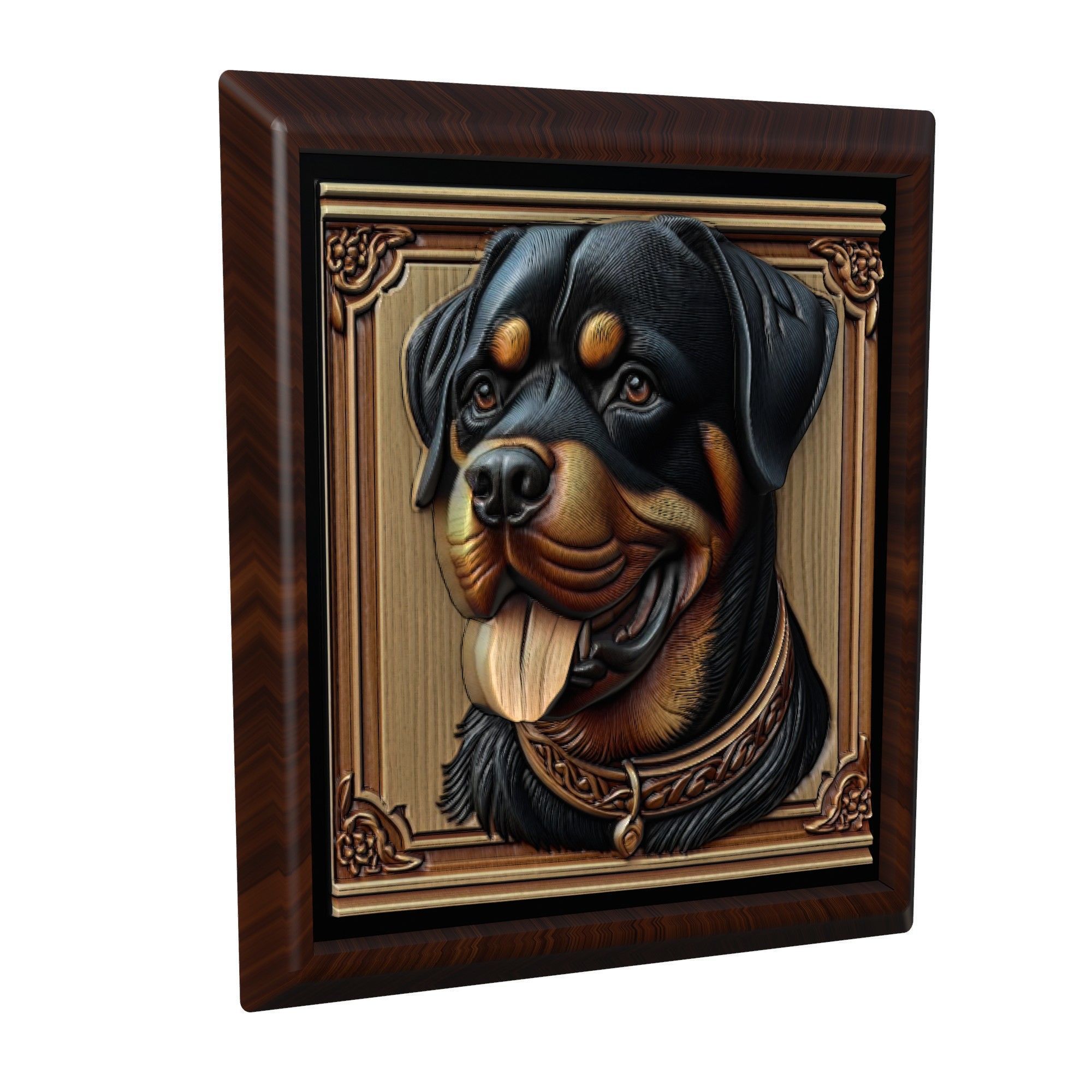 Dog Rottweiler Animal 3D print model_1