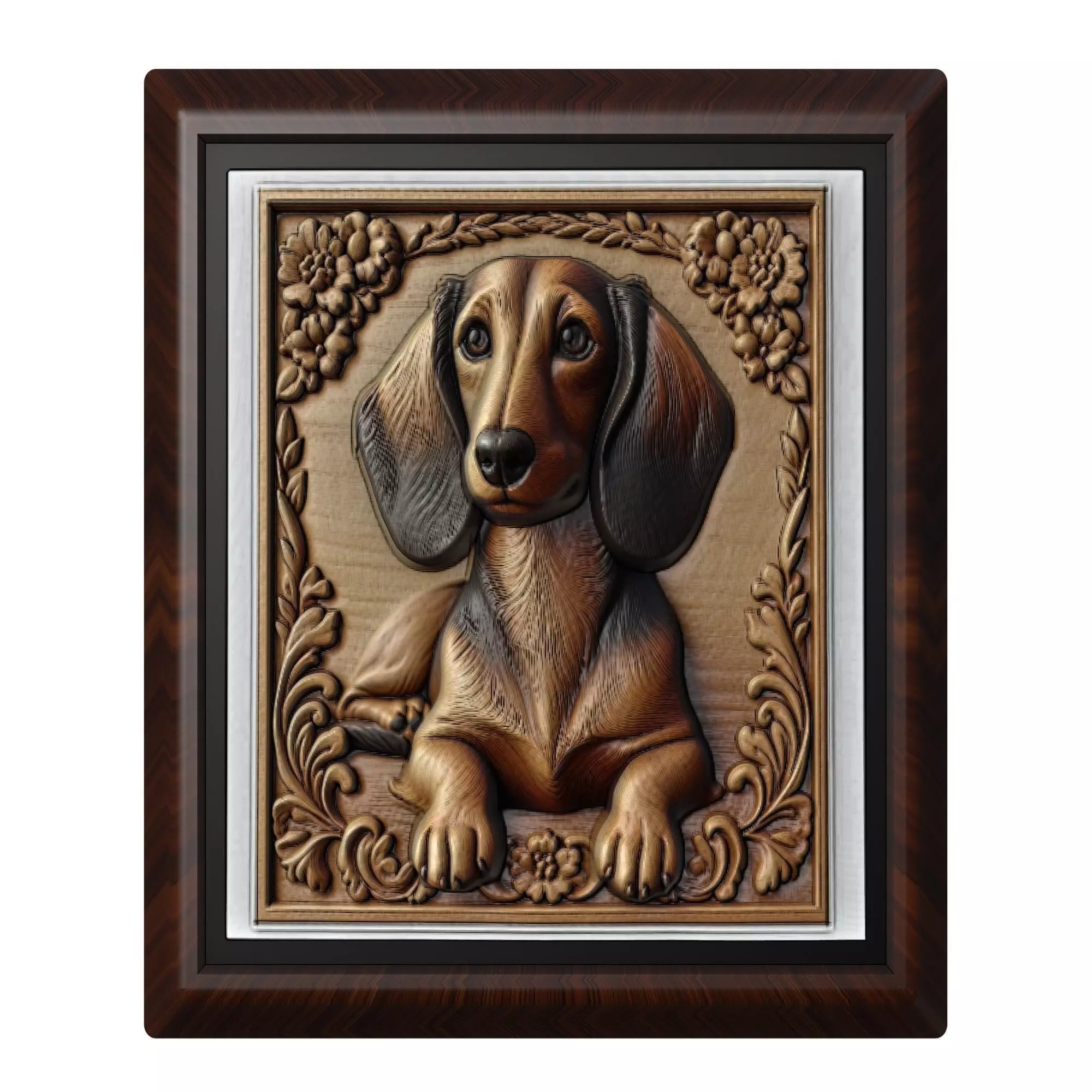 Dog Dachshund Animal 3D print model_0