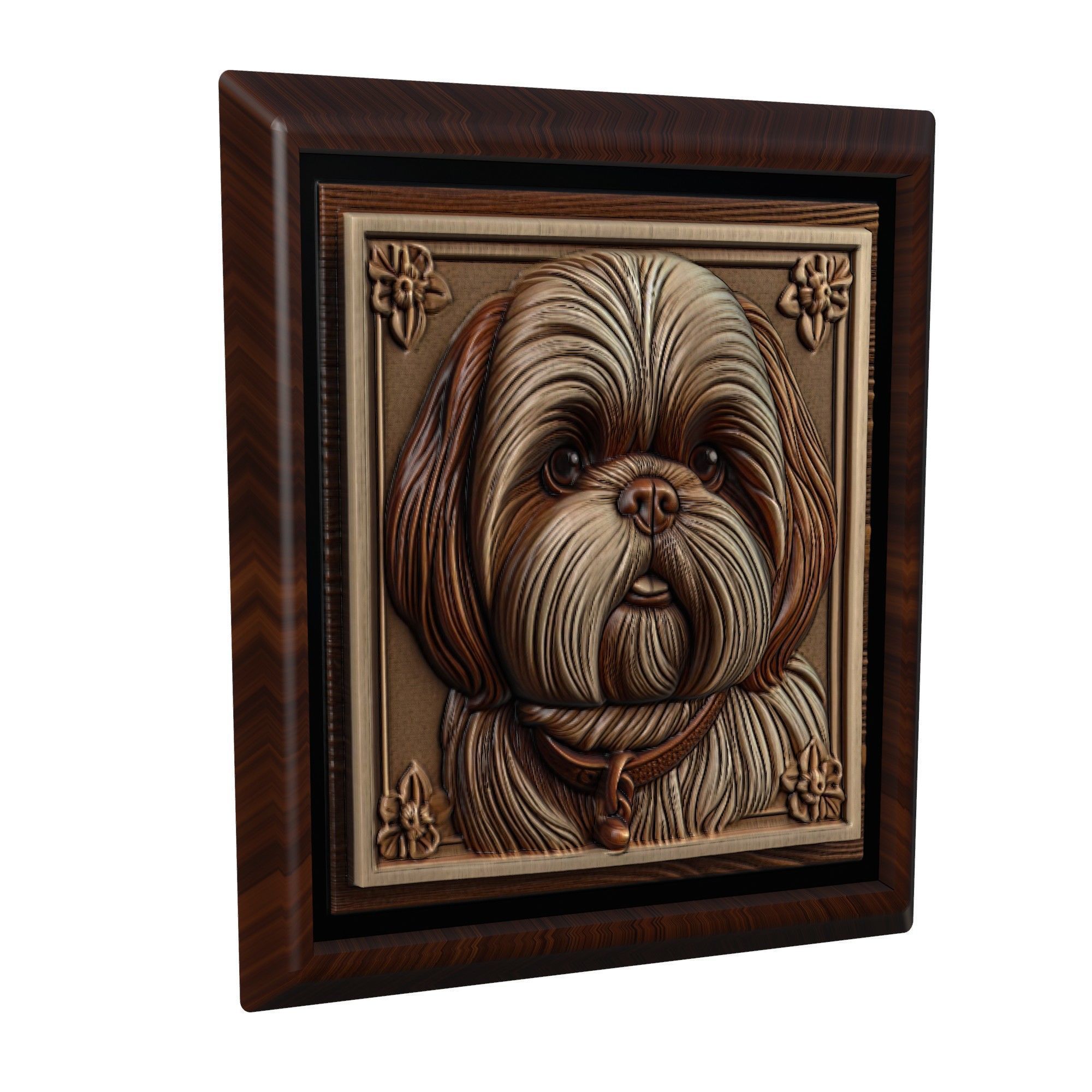 Dog Shih Tzu Animal 3D print model_1