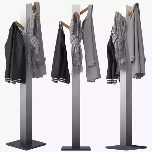 Albero Kubedesign Coat Rack 3D model