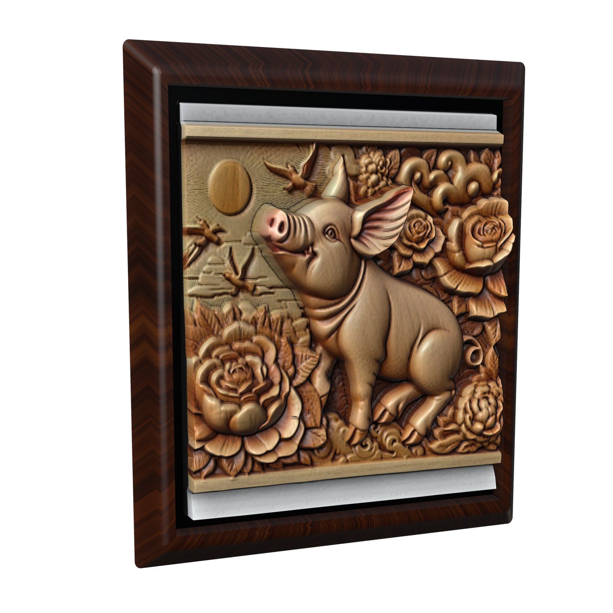 Pig Animal 3D print model_1