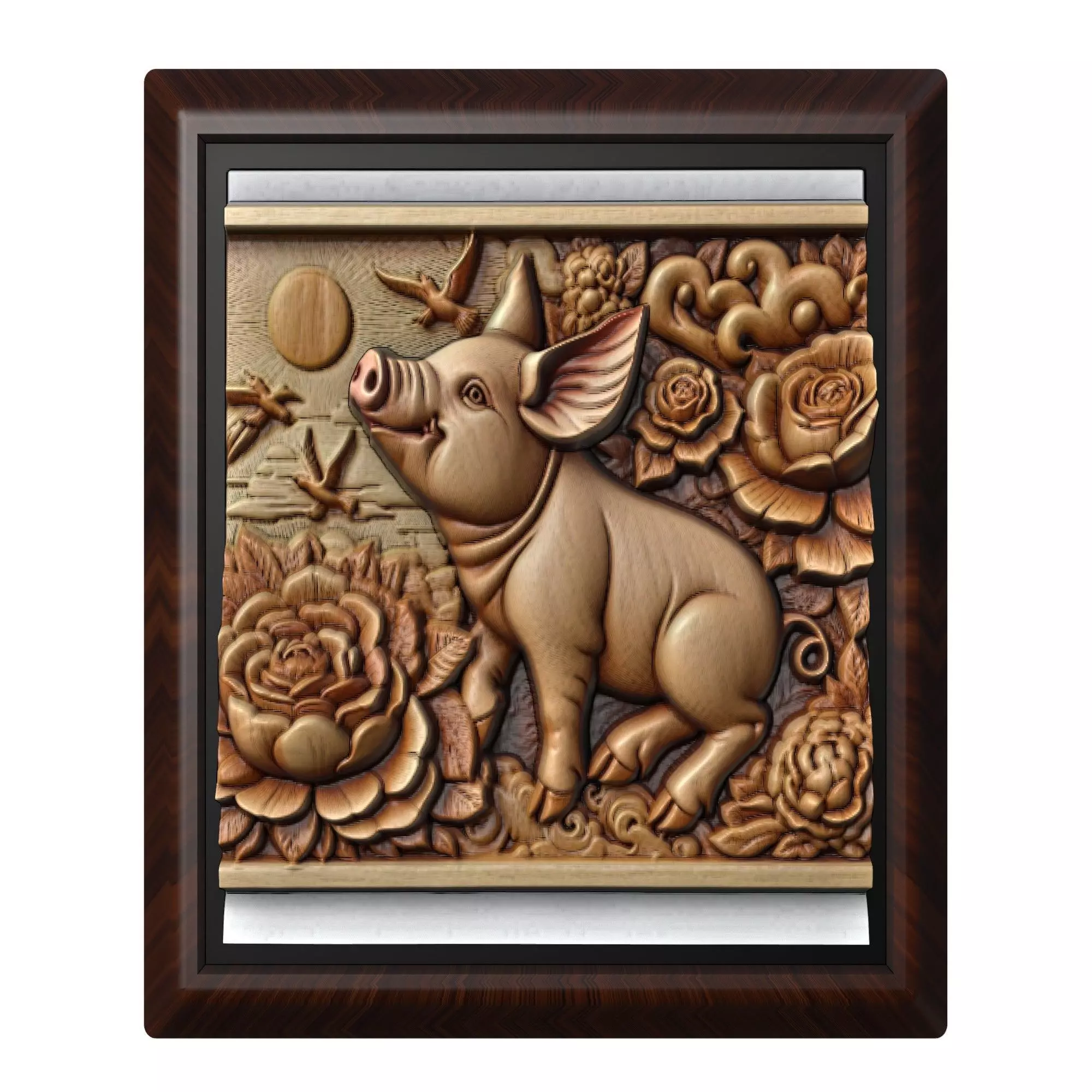 Pig Animal 3D print model_0