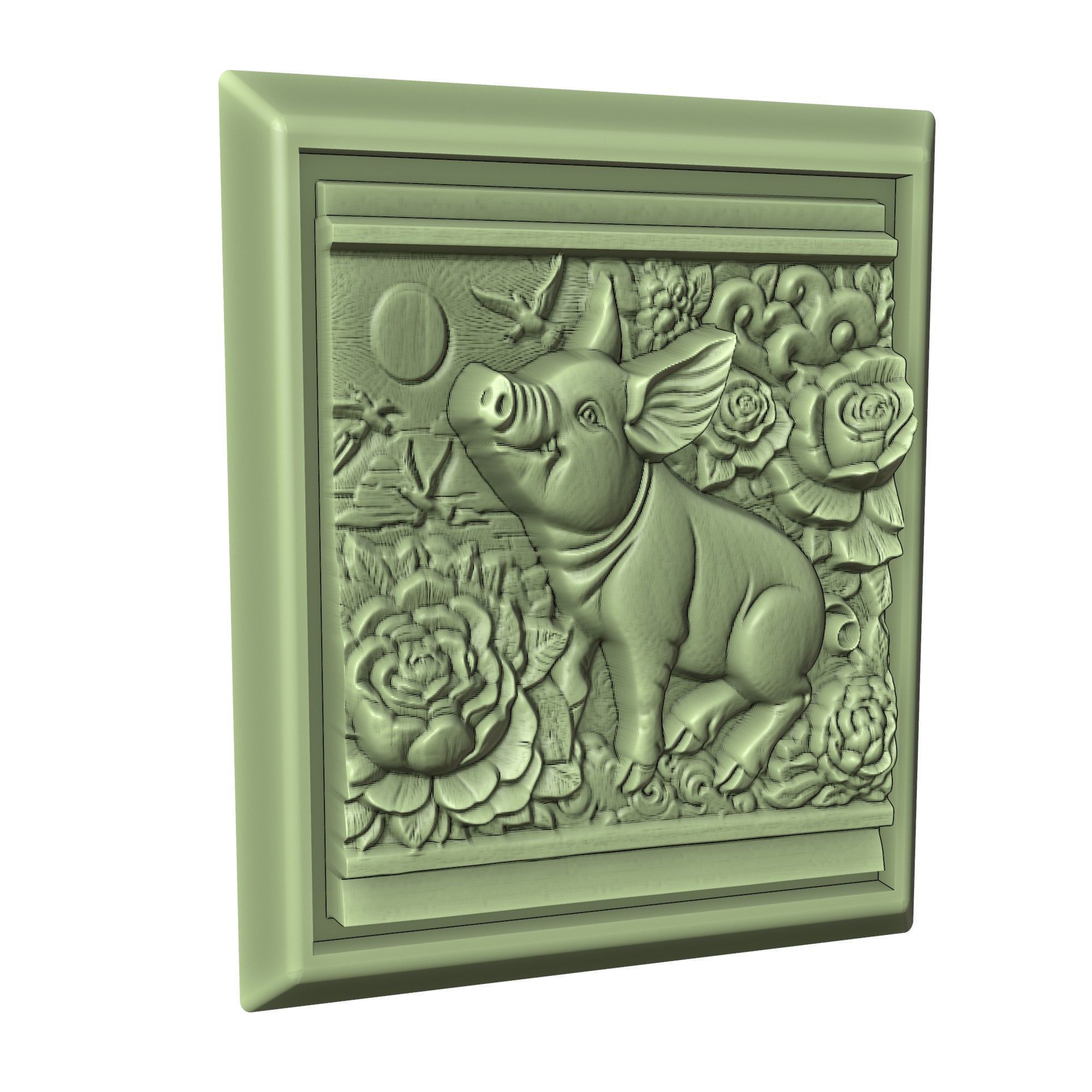 Pig Animal 3D print model_3