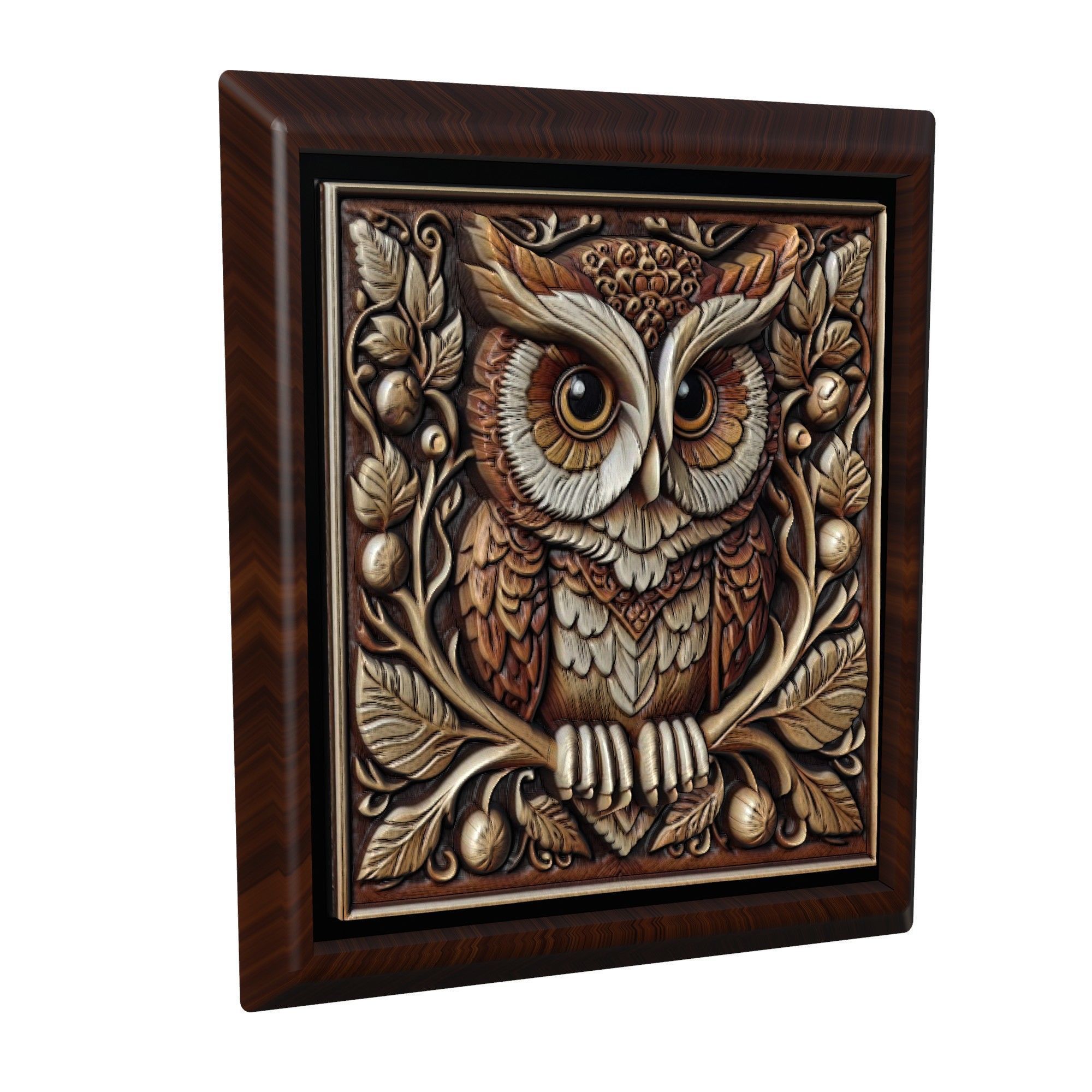 Owl Animal 3D print model_1