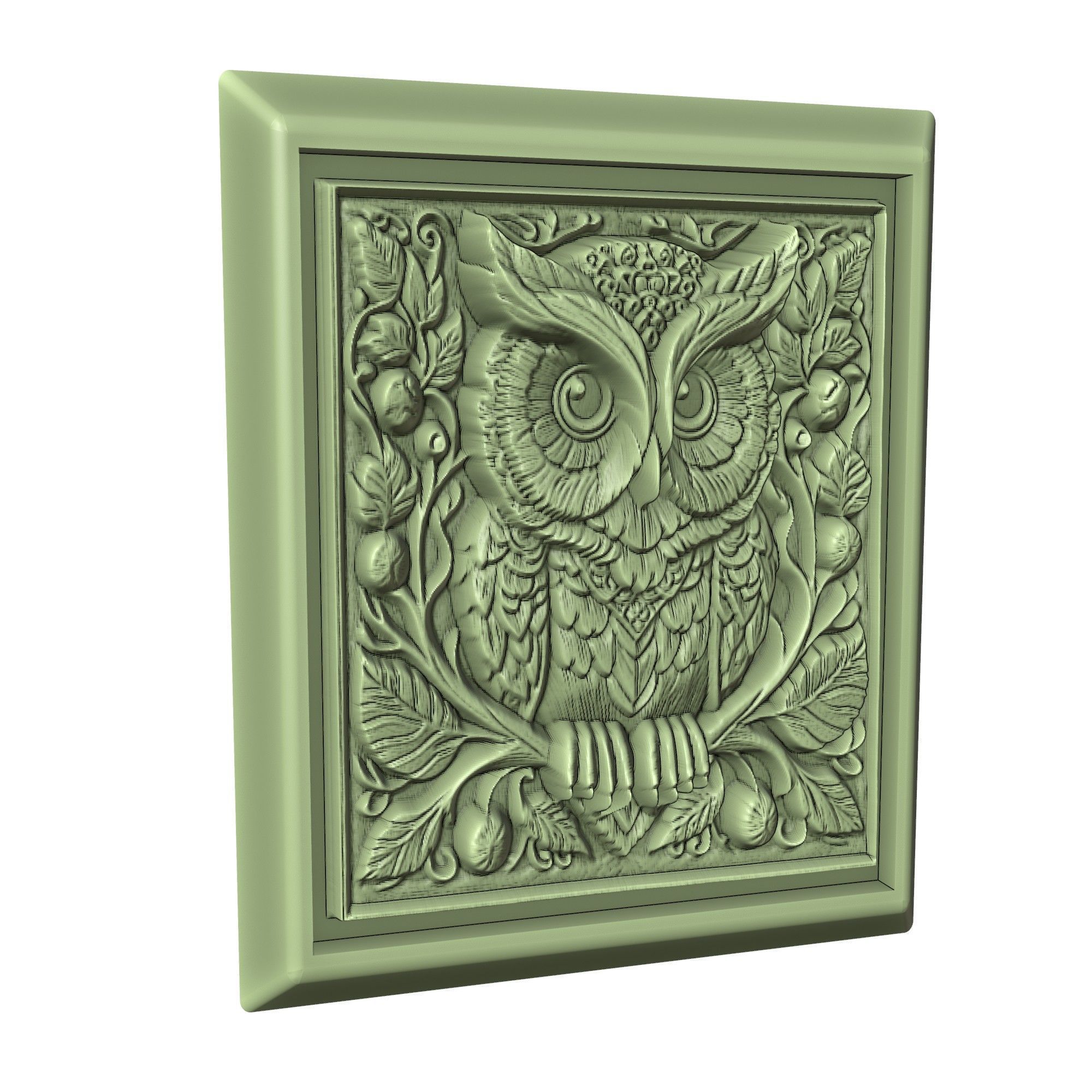Owl Animal 3D print model_3