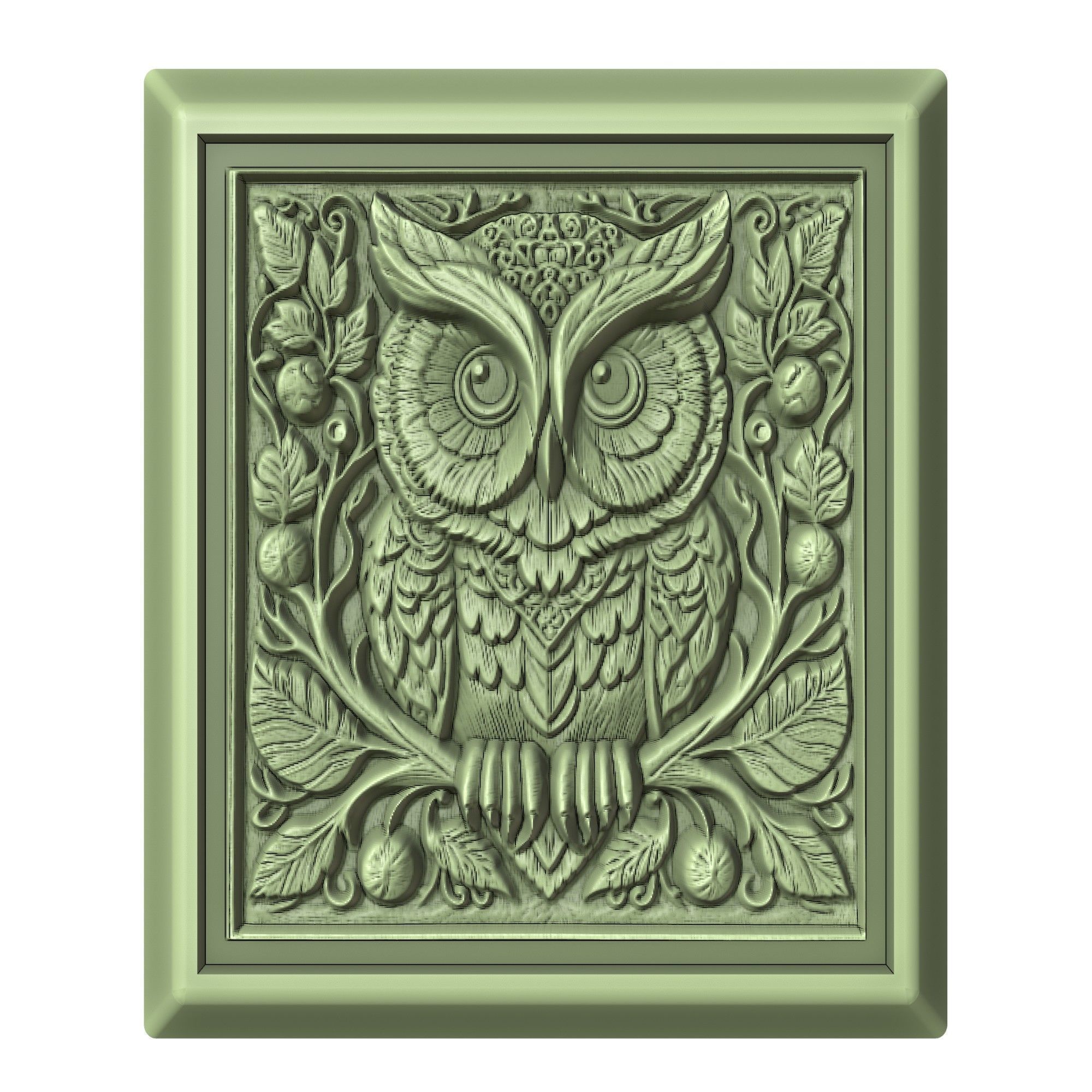 Owl Animal 3D print model_2