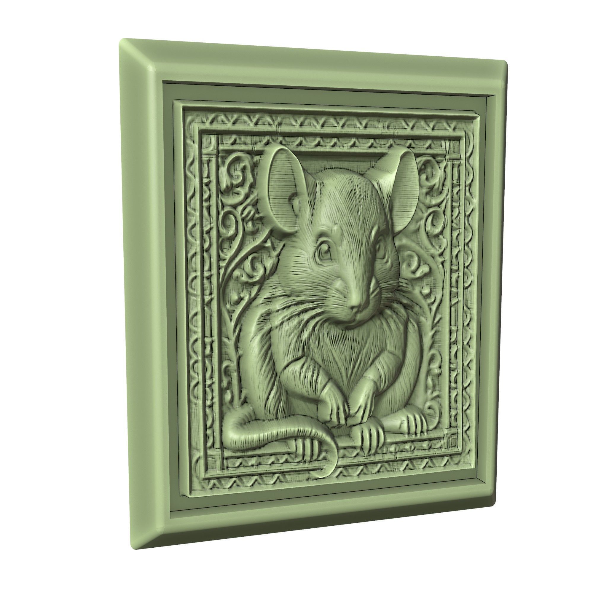 Rat Animal 3D print model_3