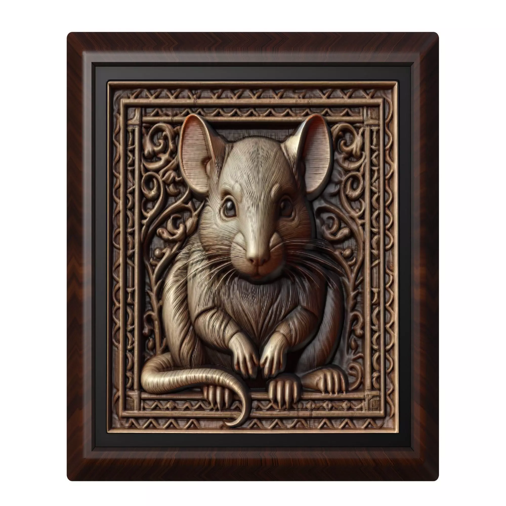 Rat Animal 3D print model_0