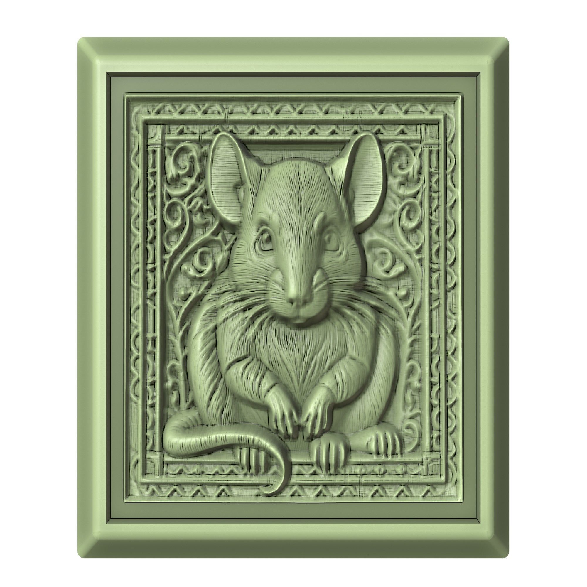 Rat Animal 3D print model_2