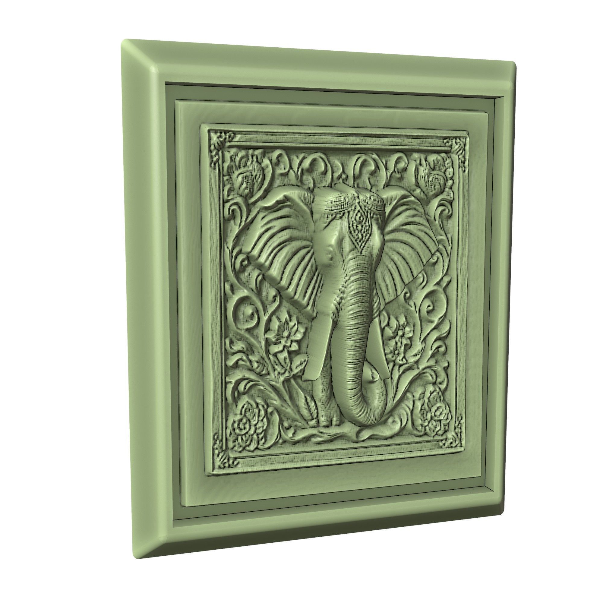 Elephant Animal 3D print model_3