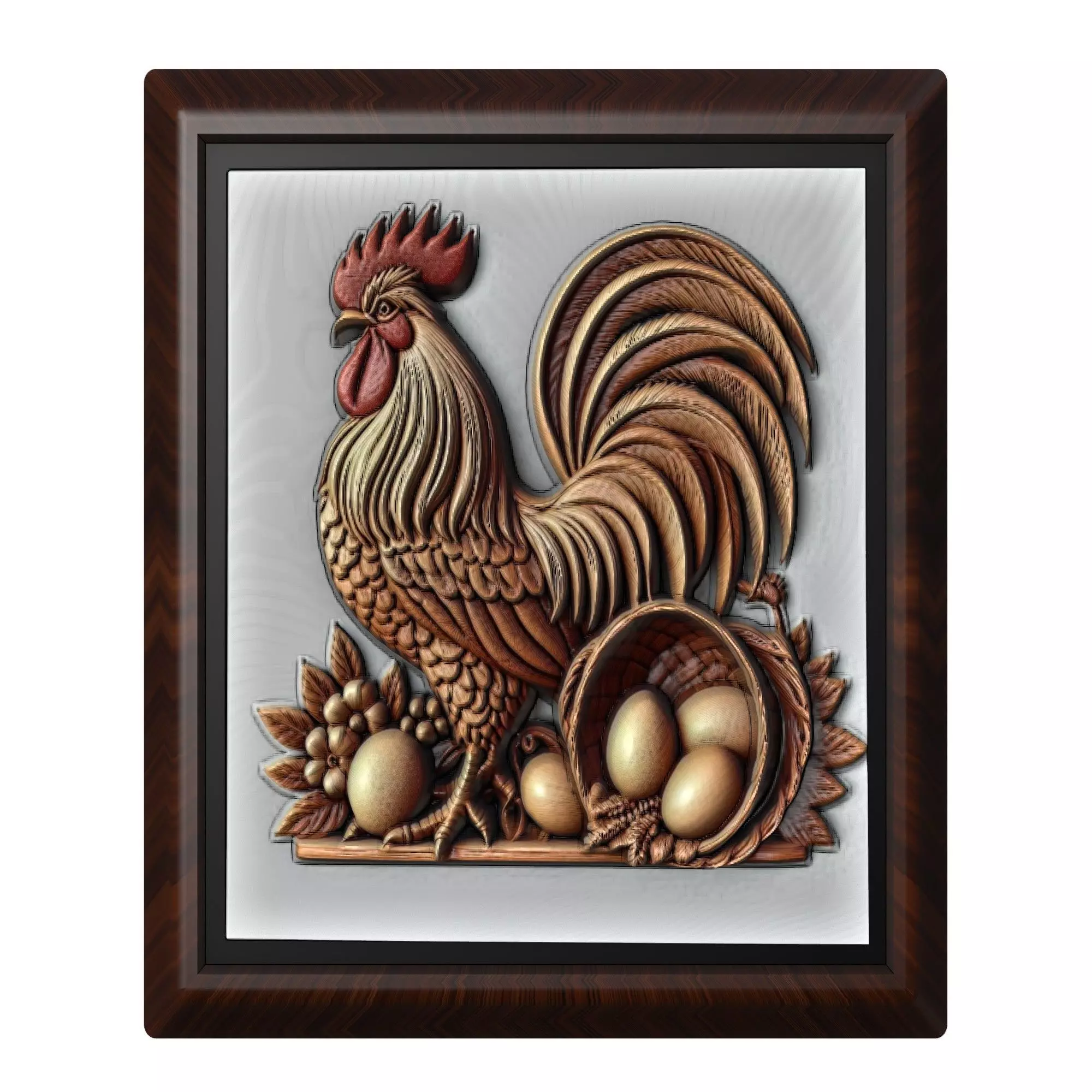 Rooster Animal 3D print model_0