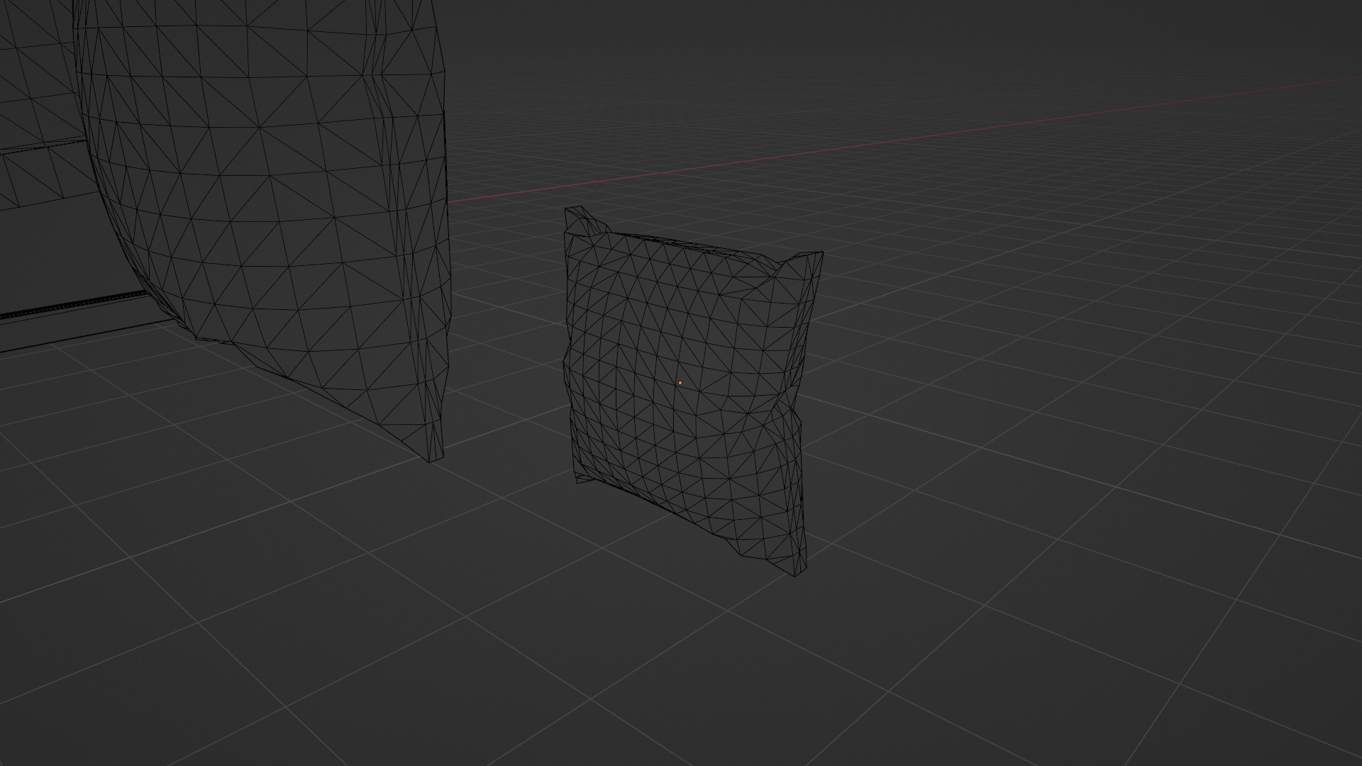 Bed Model Low-poly 3D model_15