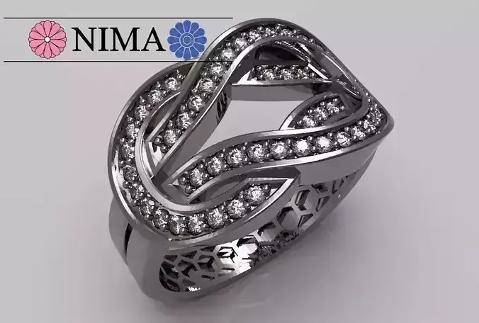 Twisted Elegance Ring