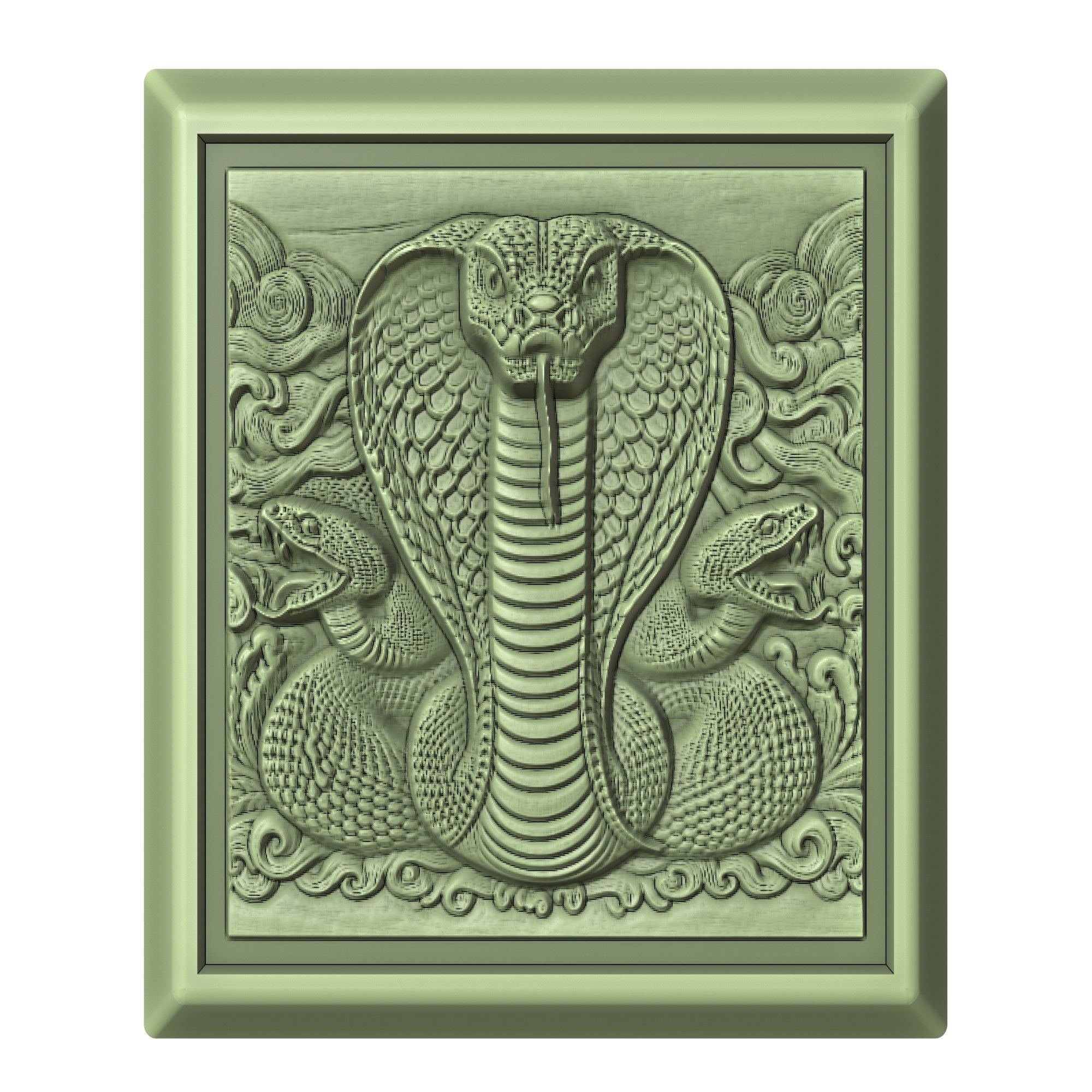 King Cobra Animal 3D print model_2