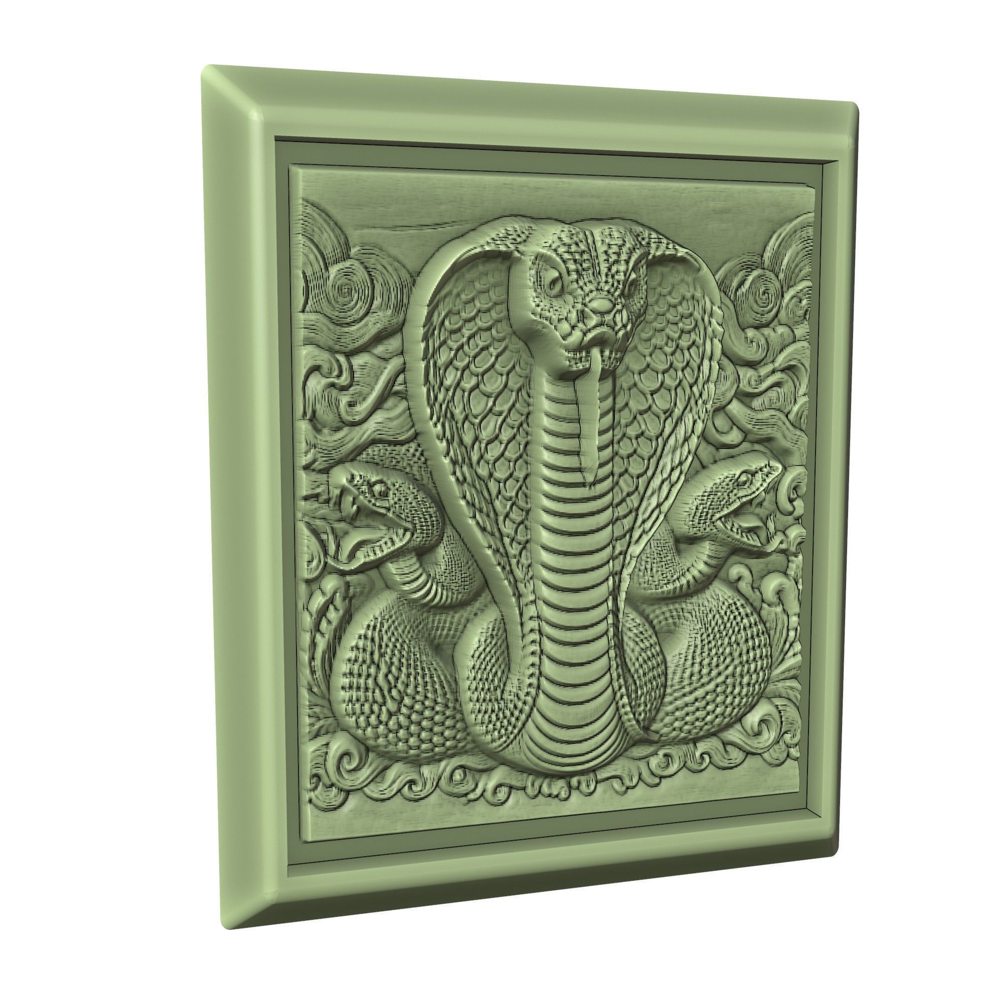 King Cobra Animal 3D print model_3