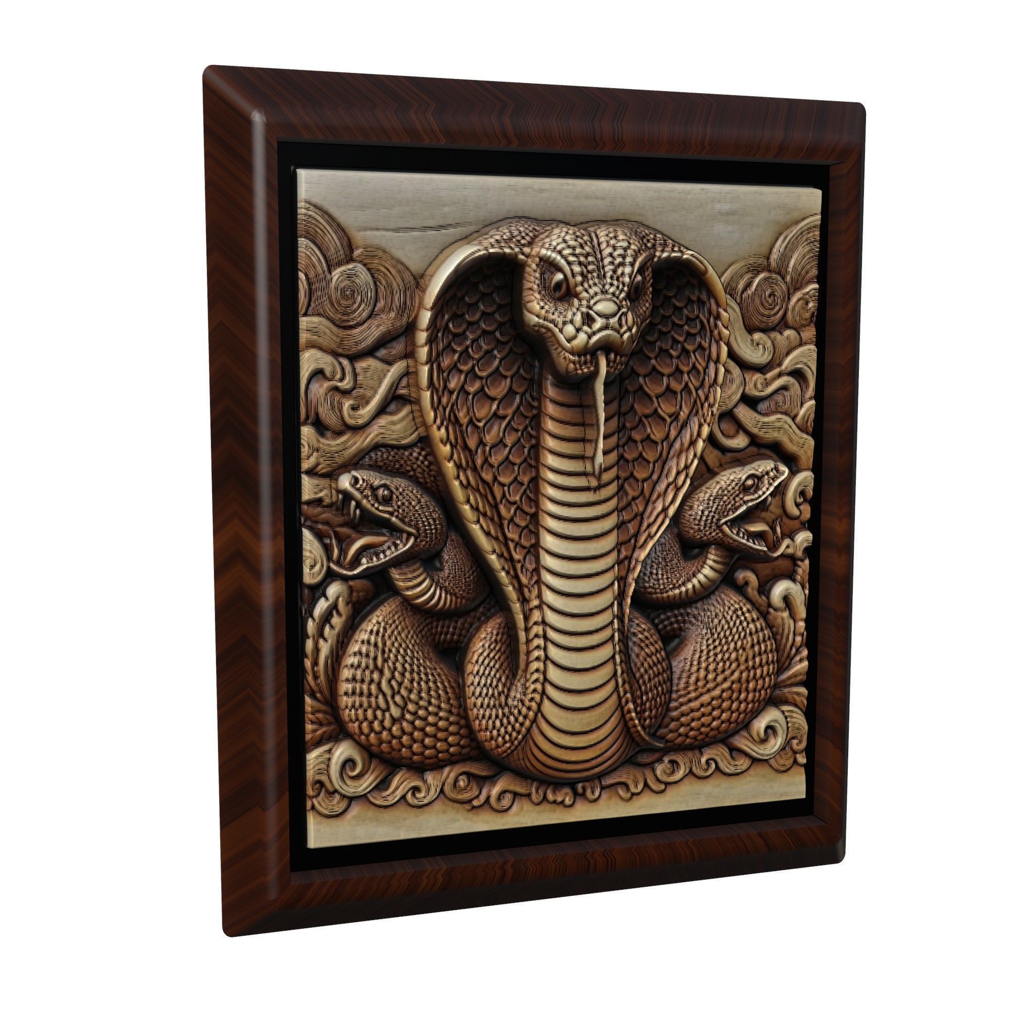 King Cobra Animal 3D print model_1