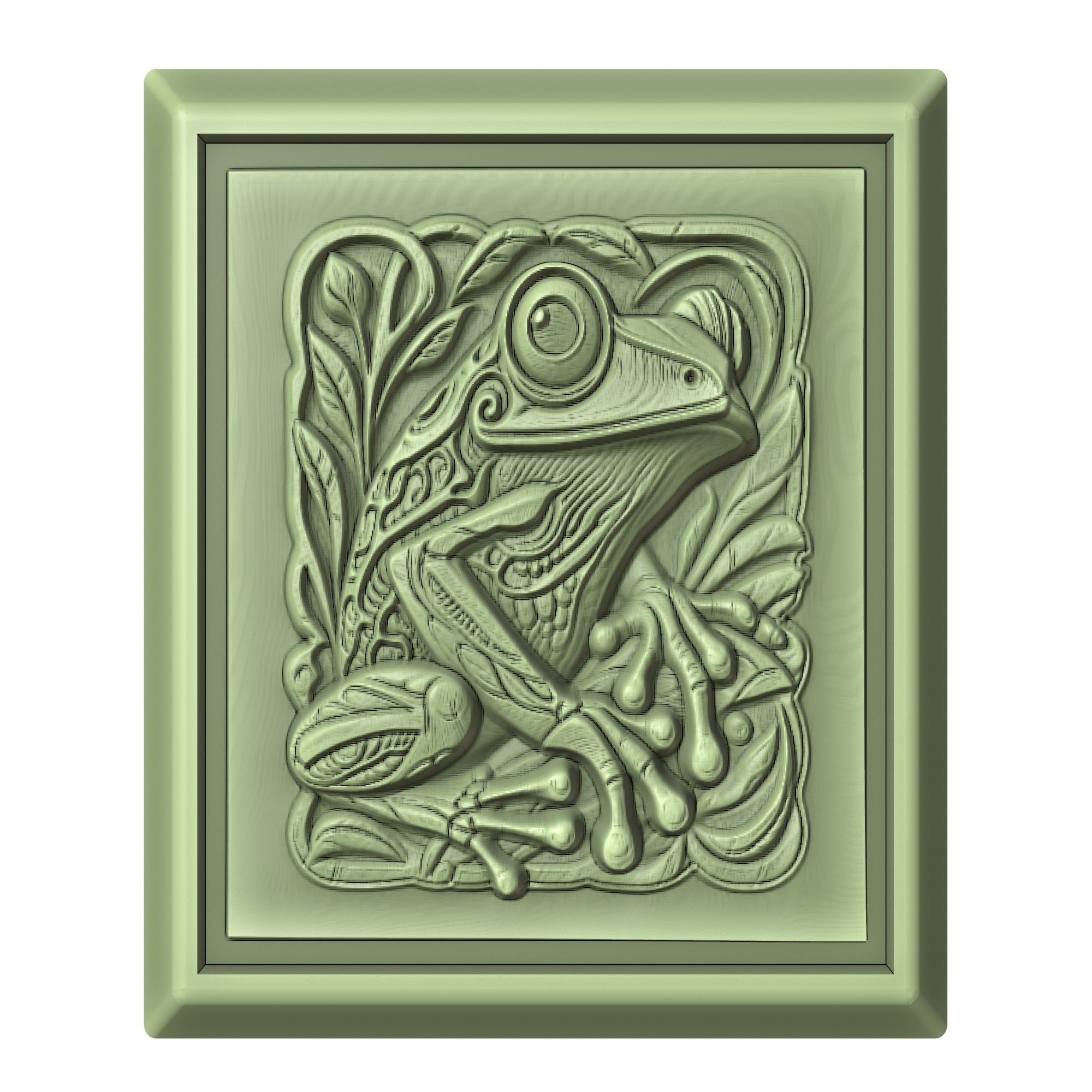 Frog Animal 3D print model_2