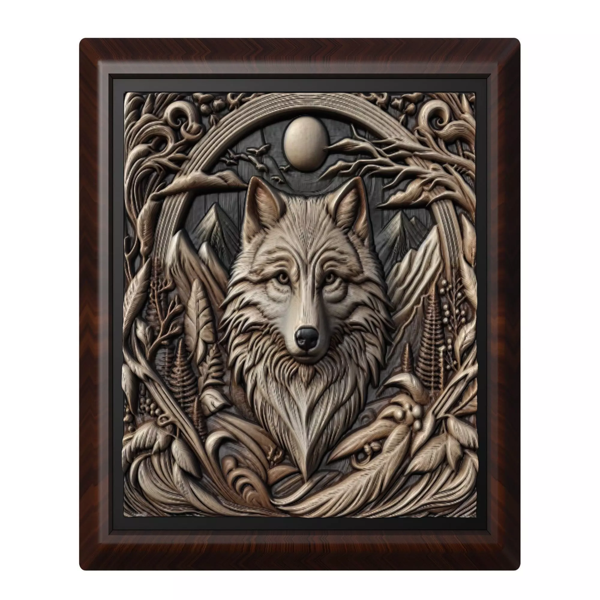 Wolf Animal 3D print model_0