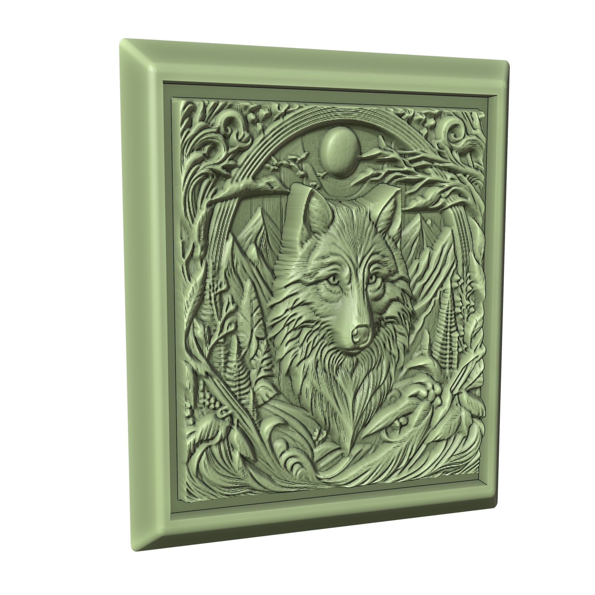 Wolf Animal 3D print model_3