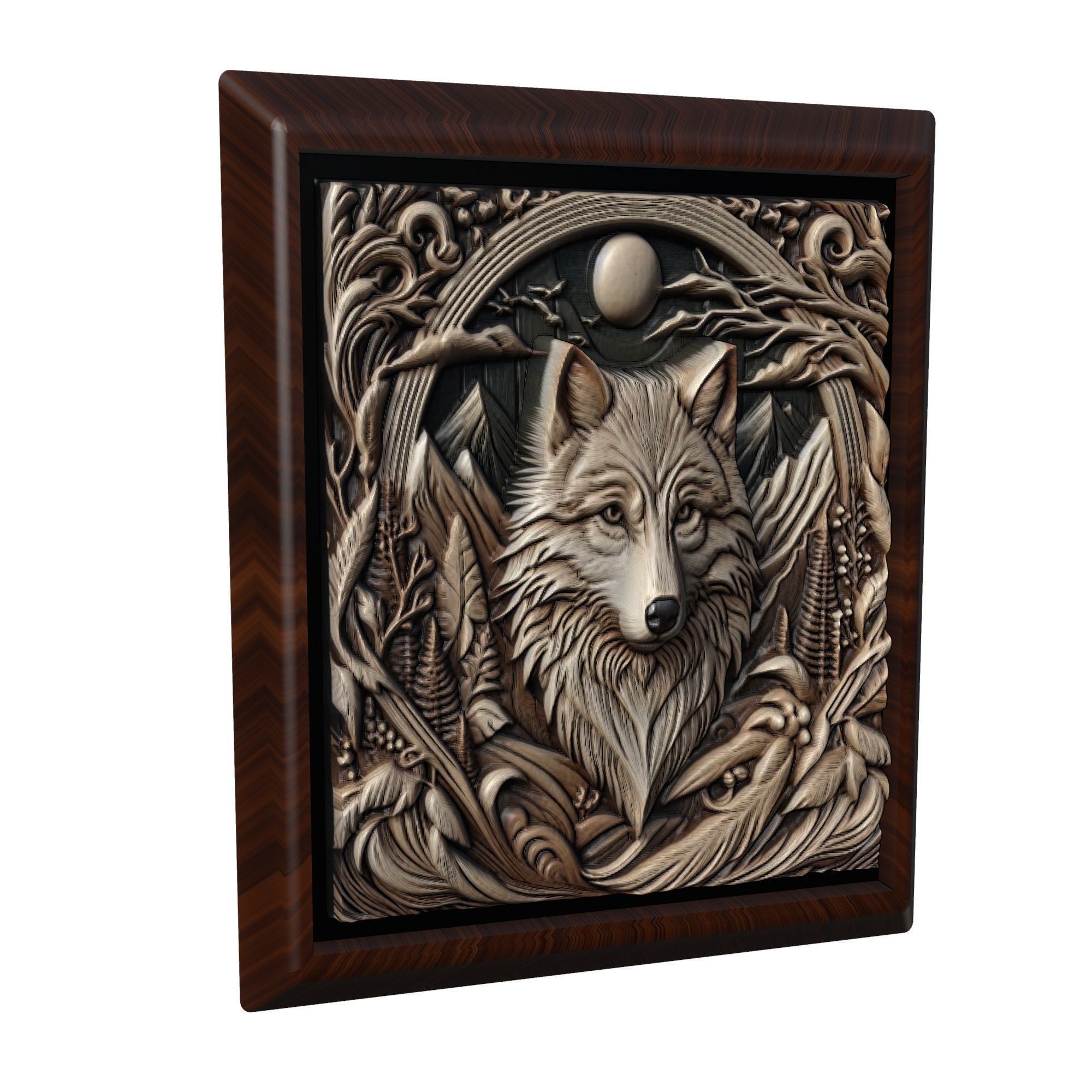 Wolf Animal 3D print model_1