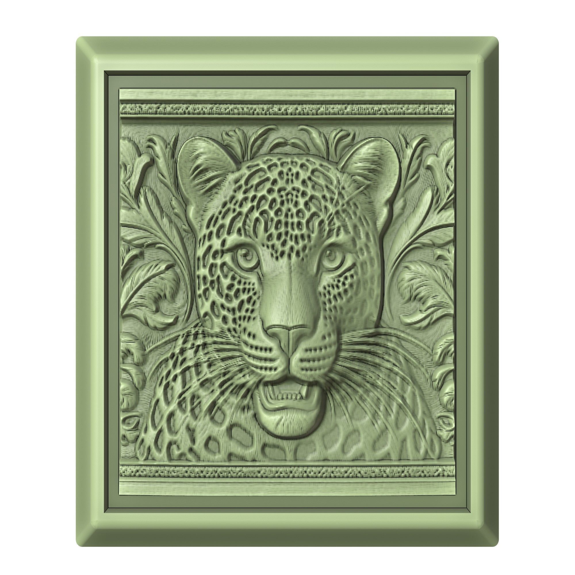 Leopard Animal 3D print model_2