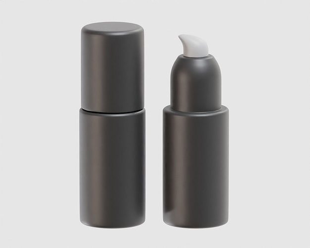Cosmetic Bottle Low-poly 3D model