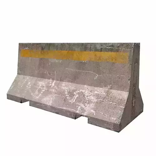 Road Blocker  Low Poly