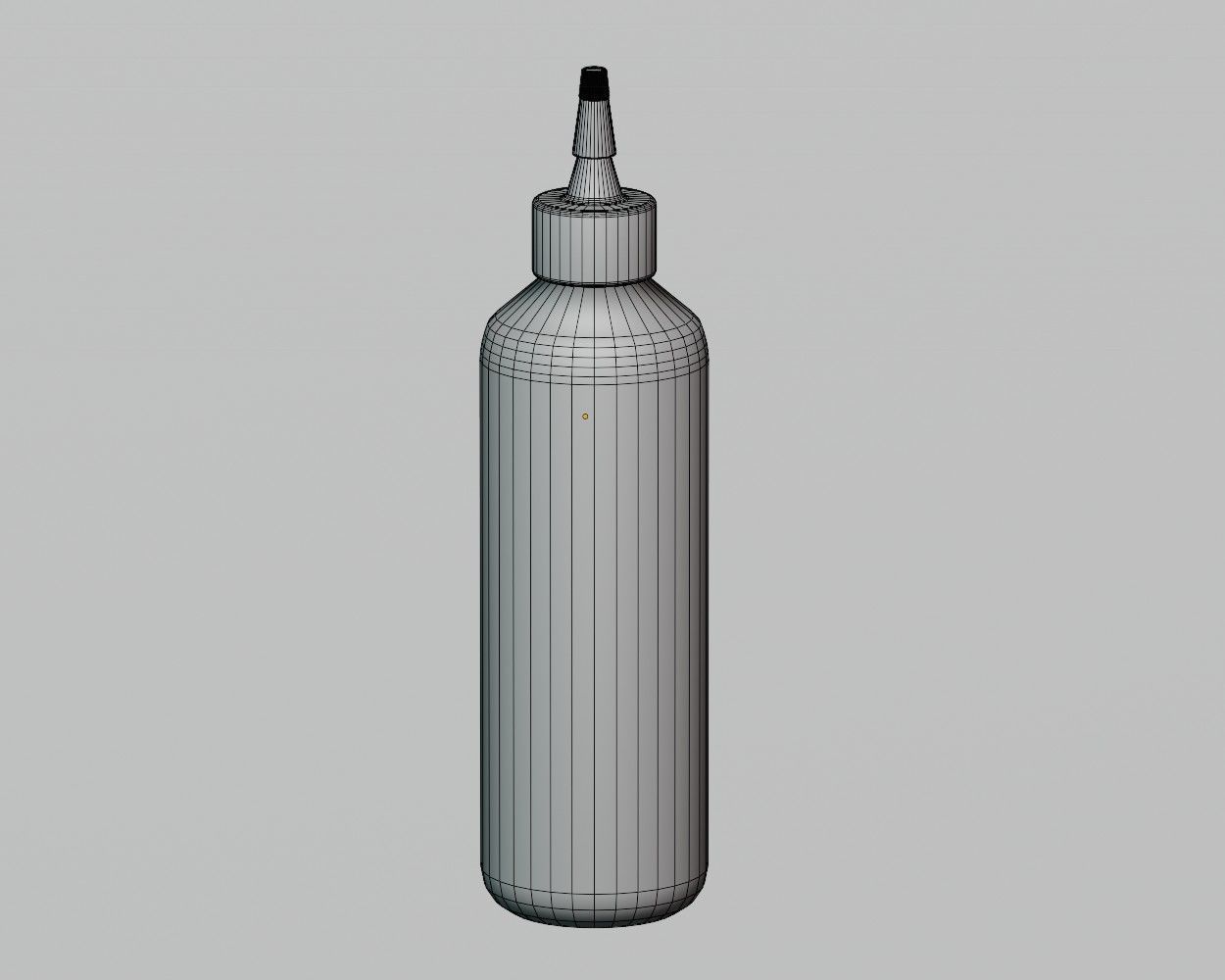Condiment Bottle Low-poly 3D model_5