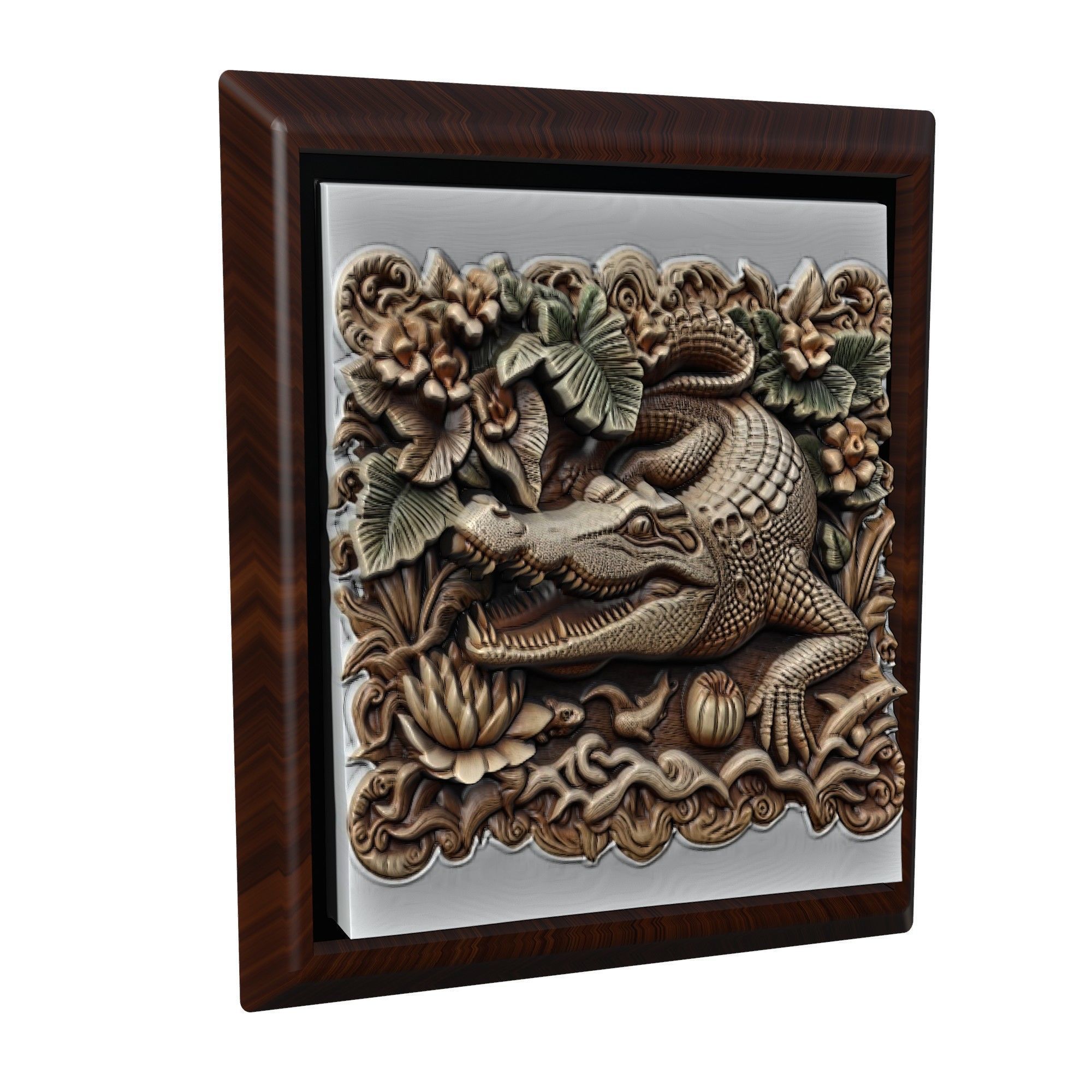 Crocodile Animal 3D print model_1