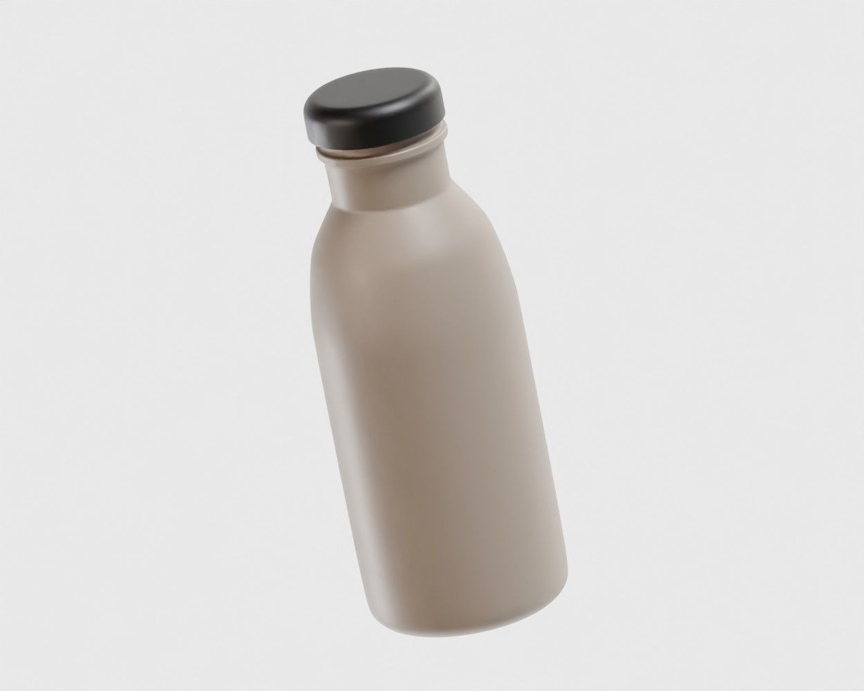 Milk Bottle 01 Low-poly 3D model_4