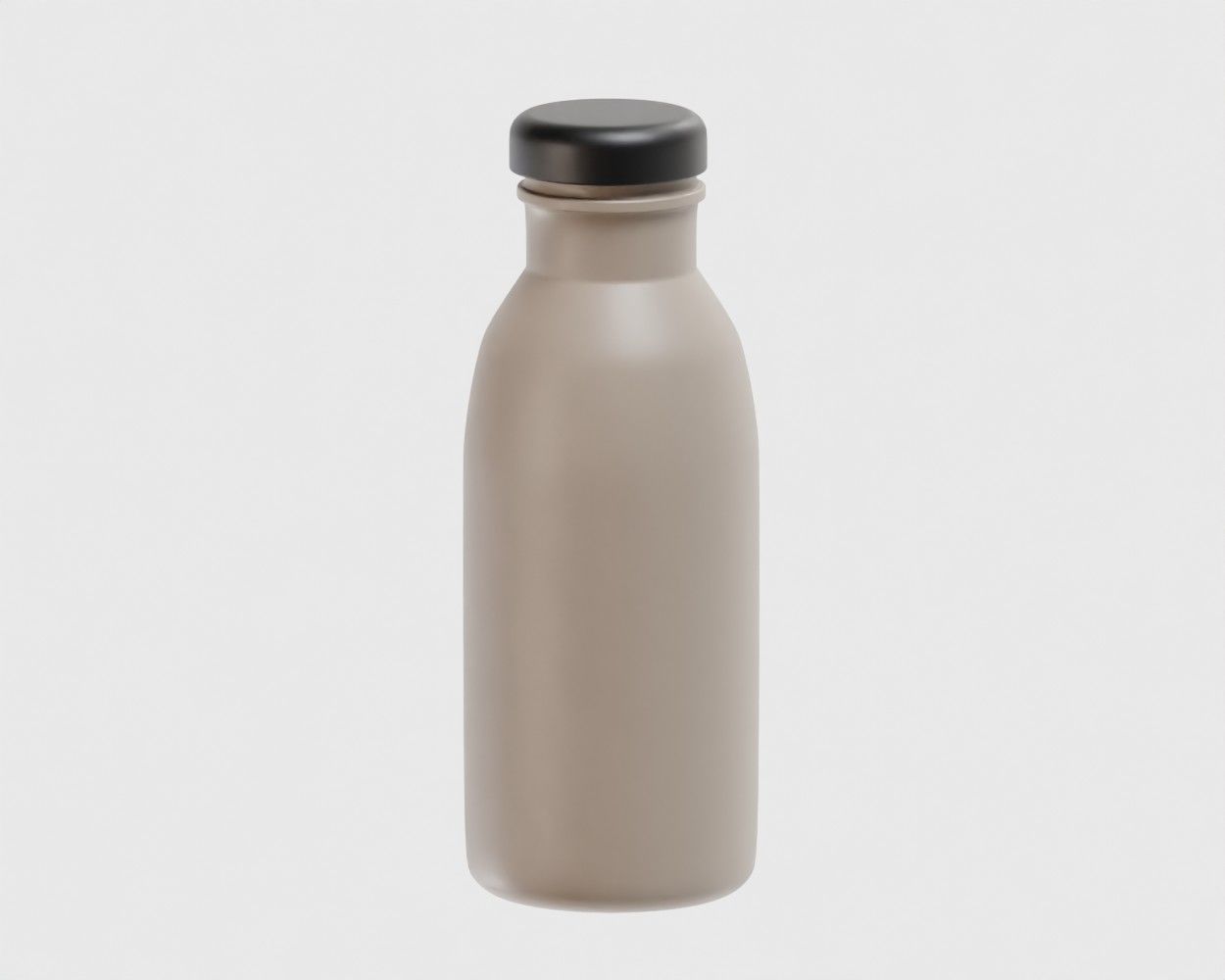 Milk Bottle 01 Low-poly 3D model_1