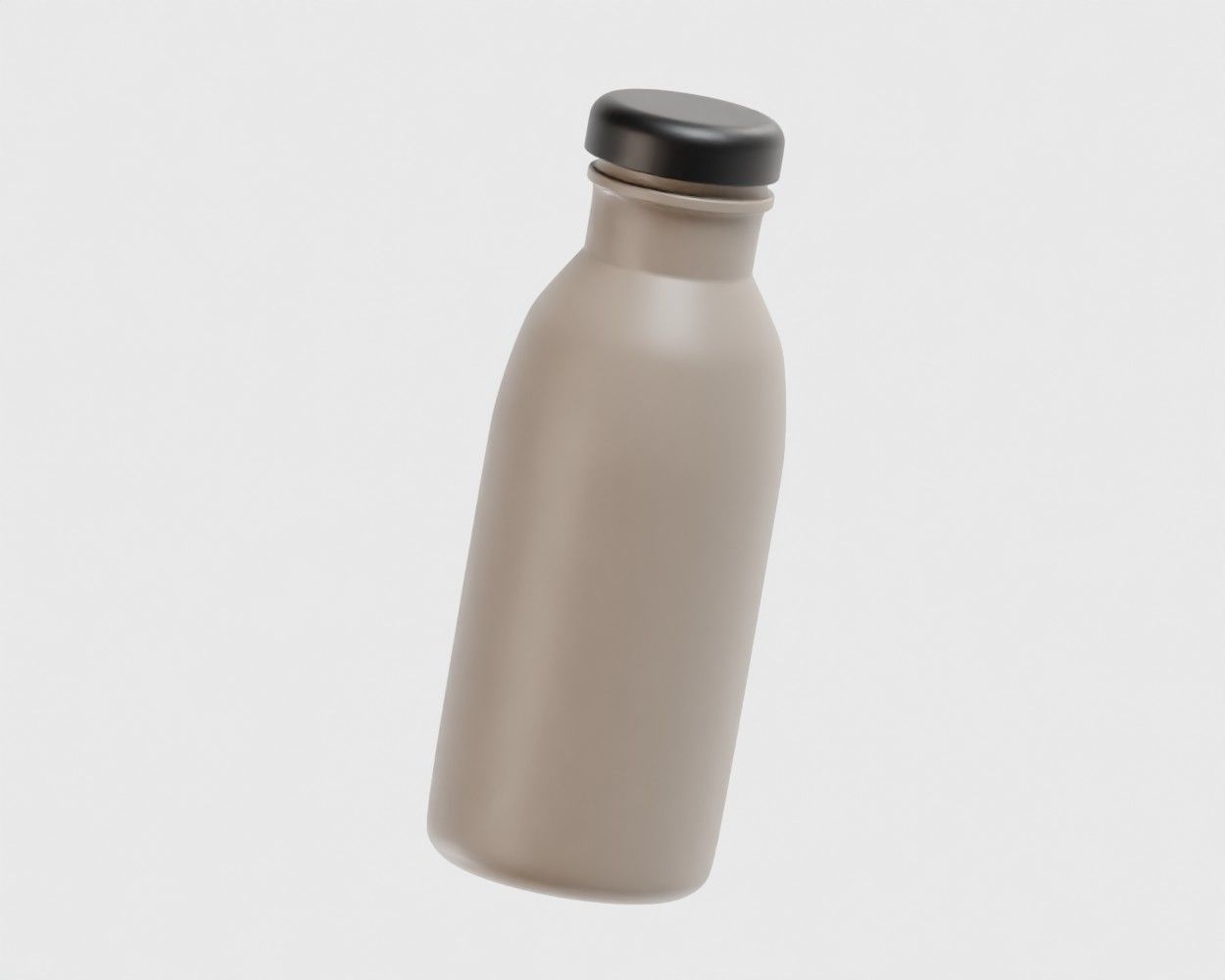 Milk Bottle 01 Low-poly 3D model_2