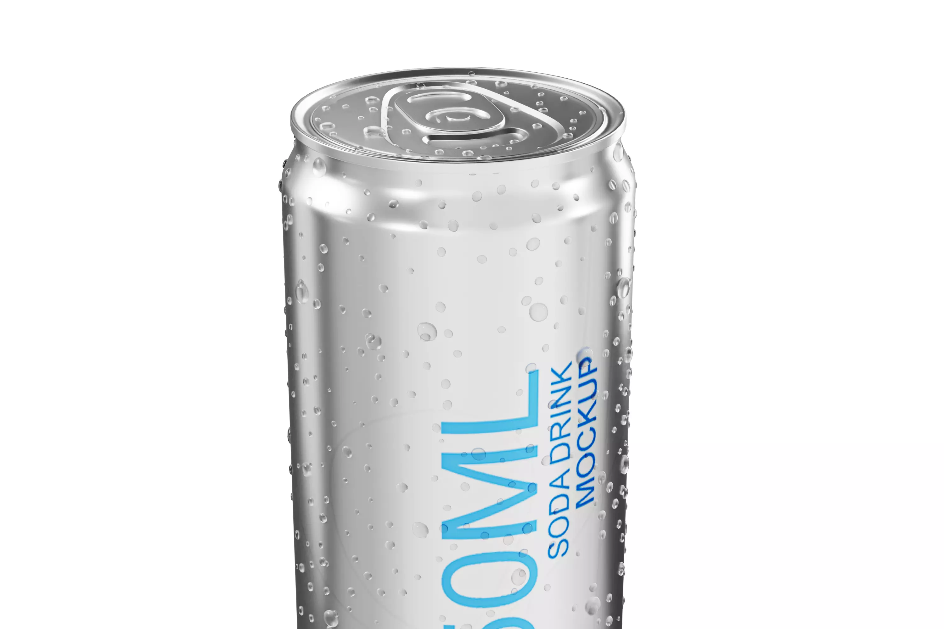 Sodacan 250ml Water Drops 3D model