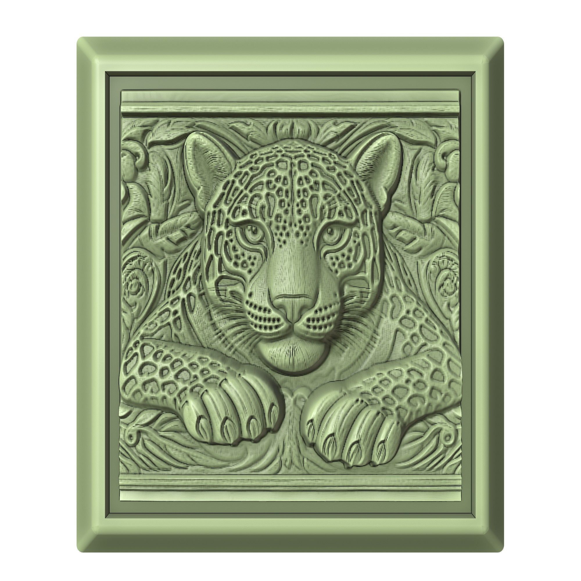 Jaguar Animal 3D print model_2