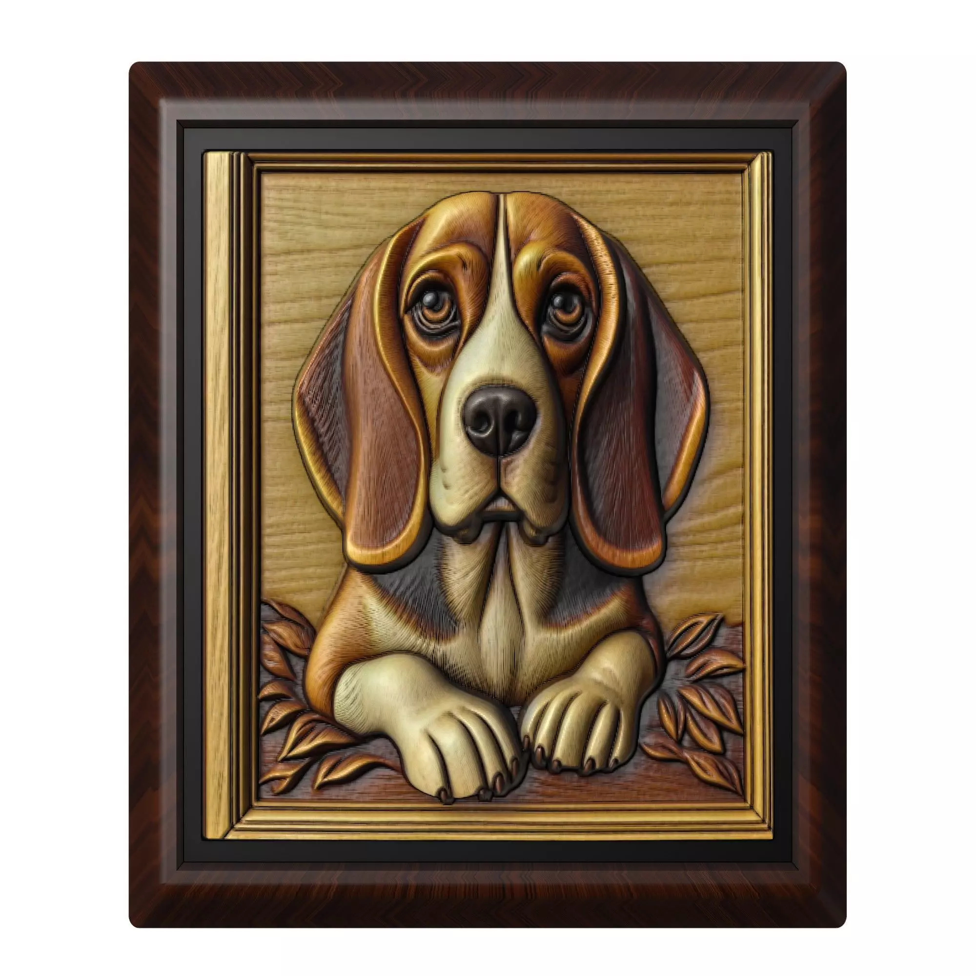 Dog Beagle Animal 3D print model_0