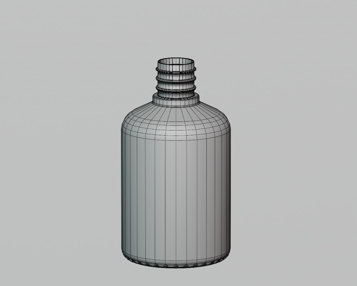 Cosmetic Bottle 02 Low-poly 3D model_7